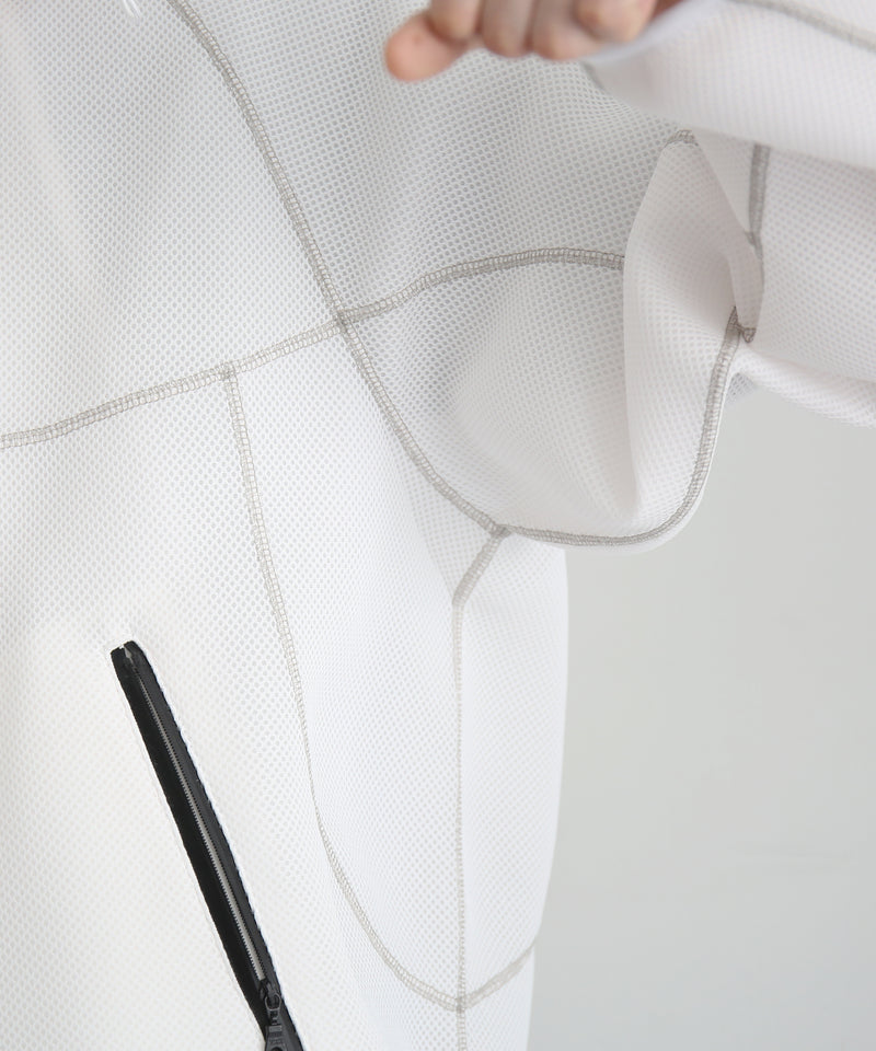 Laid.B "Oka" shell parka "WHITE"