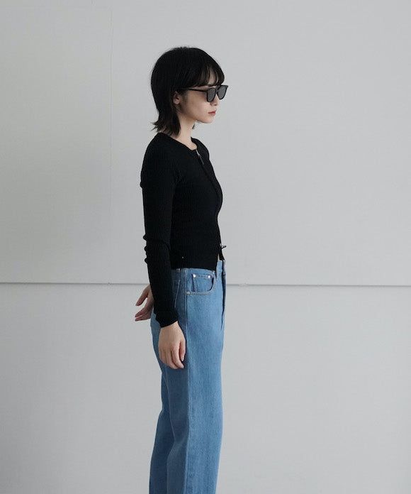 fax copy express【ファックスコピーエクスプレス】tight ribbed-knit  