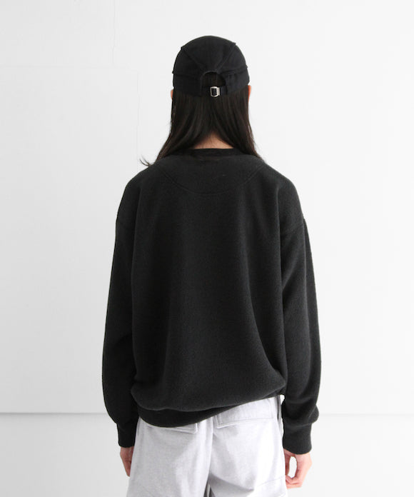 O-【レイチョウルイラボ】free Sweatshirt Black