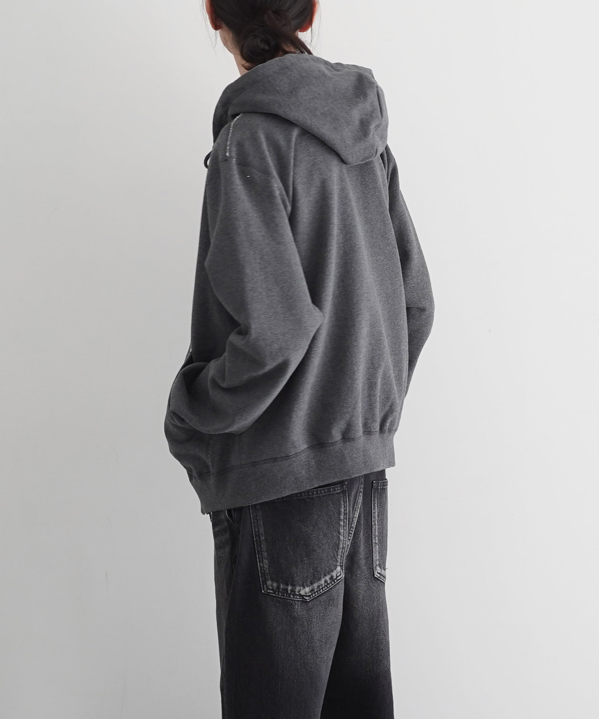 KAIKO Double zip parka "CHARCOAL TOP GRAY"