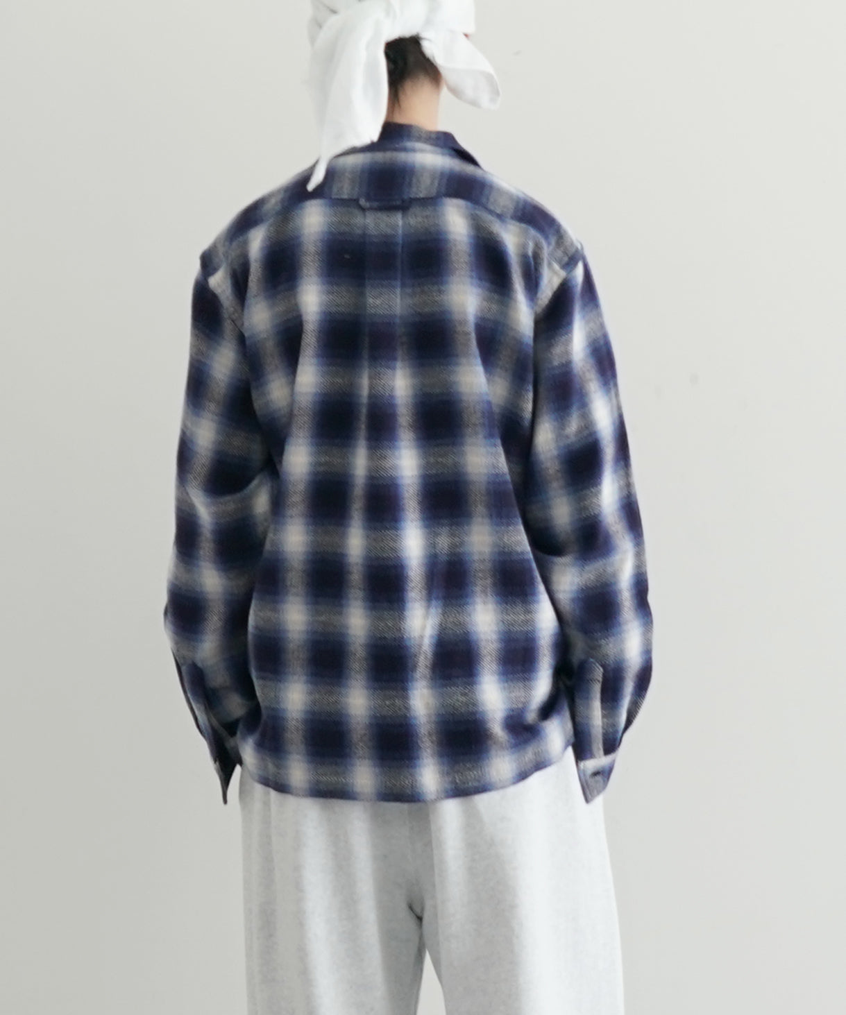 COTTON PAN Venis ネルシャツ "BLUE"