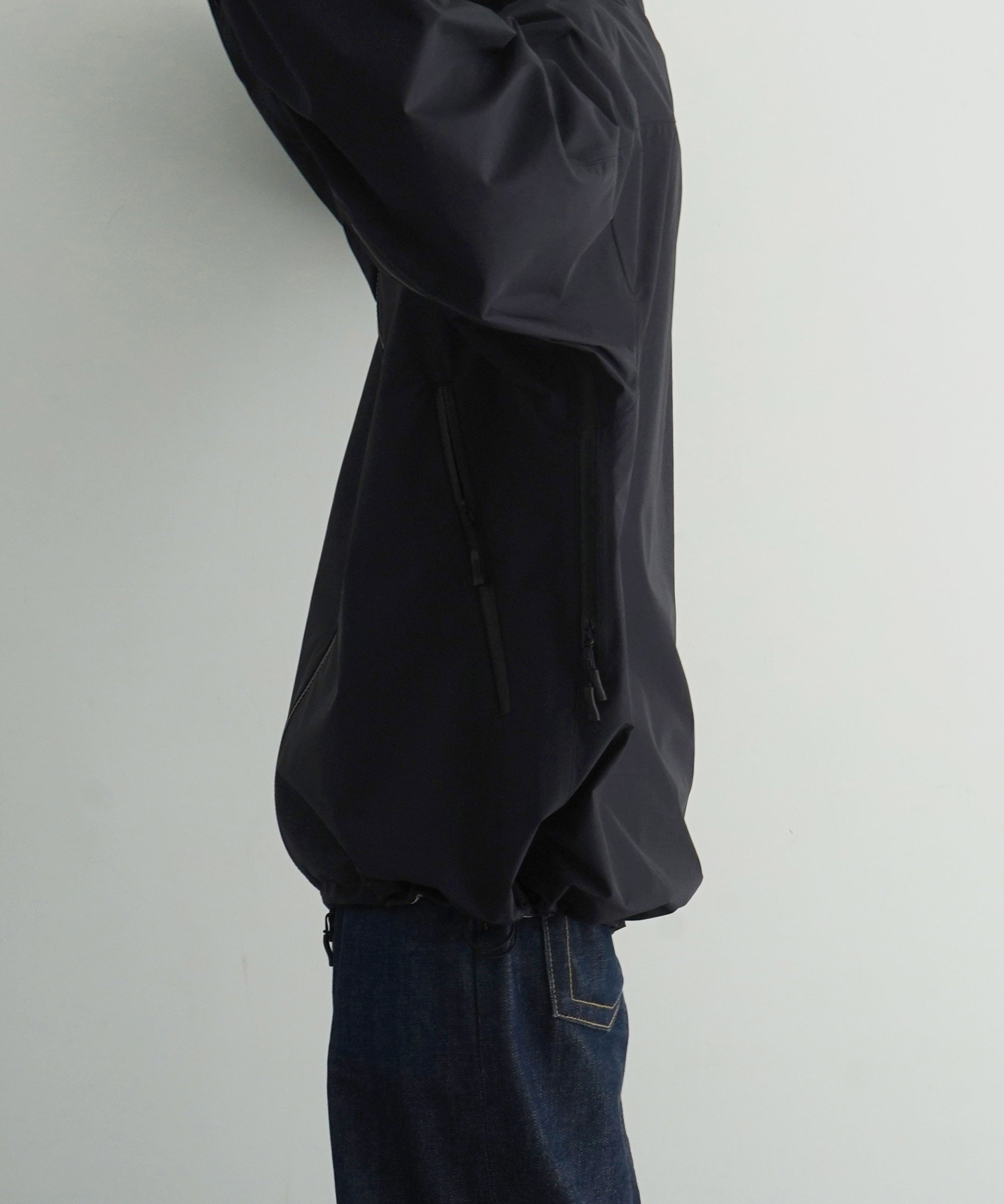 PHINGERIN Cumalice shell jacket resmildiv "B:BLACK"