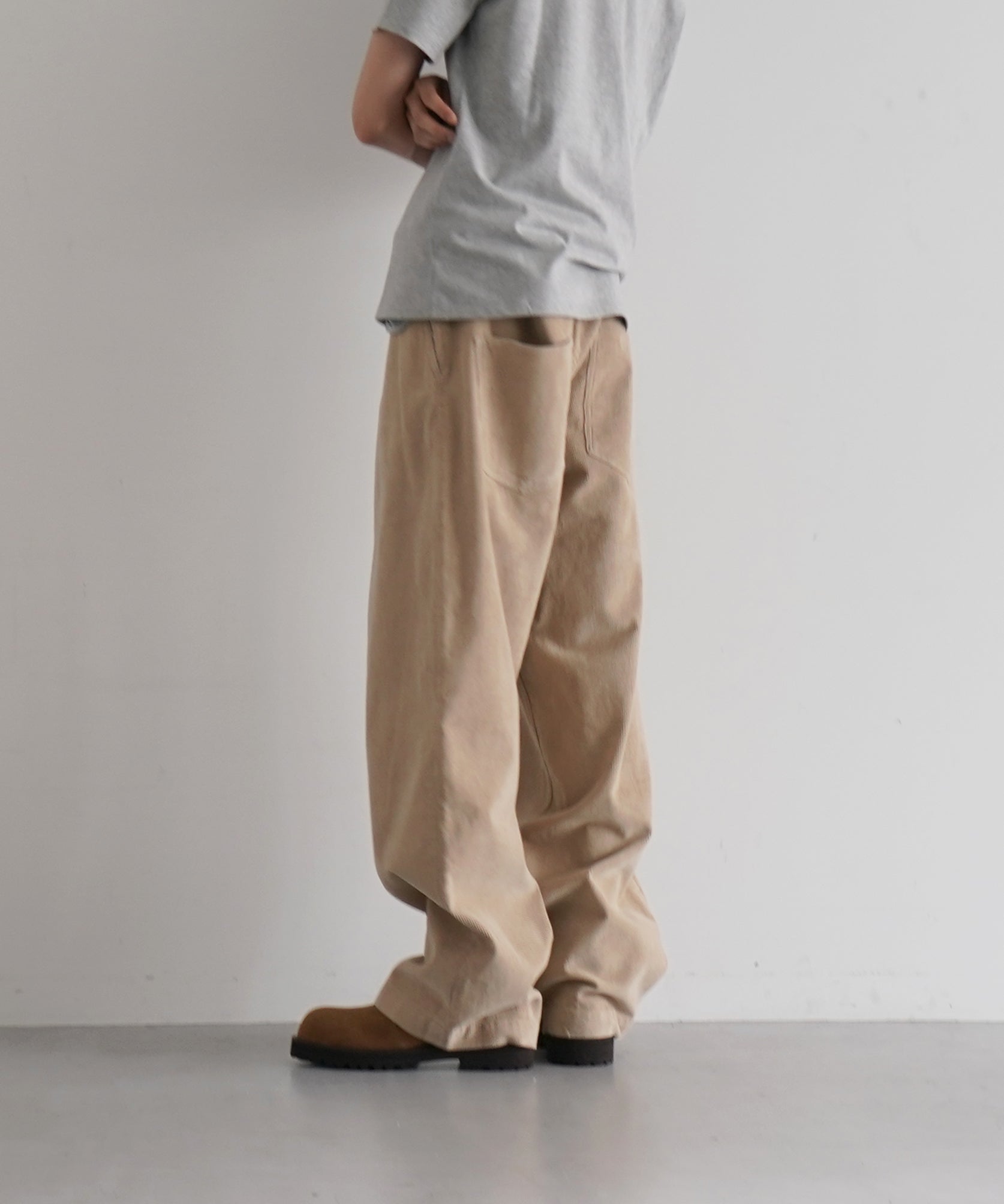 うー order loose corduroy pants order【オーダー】loose corduroy pants