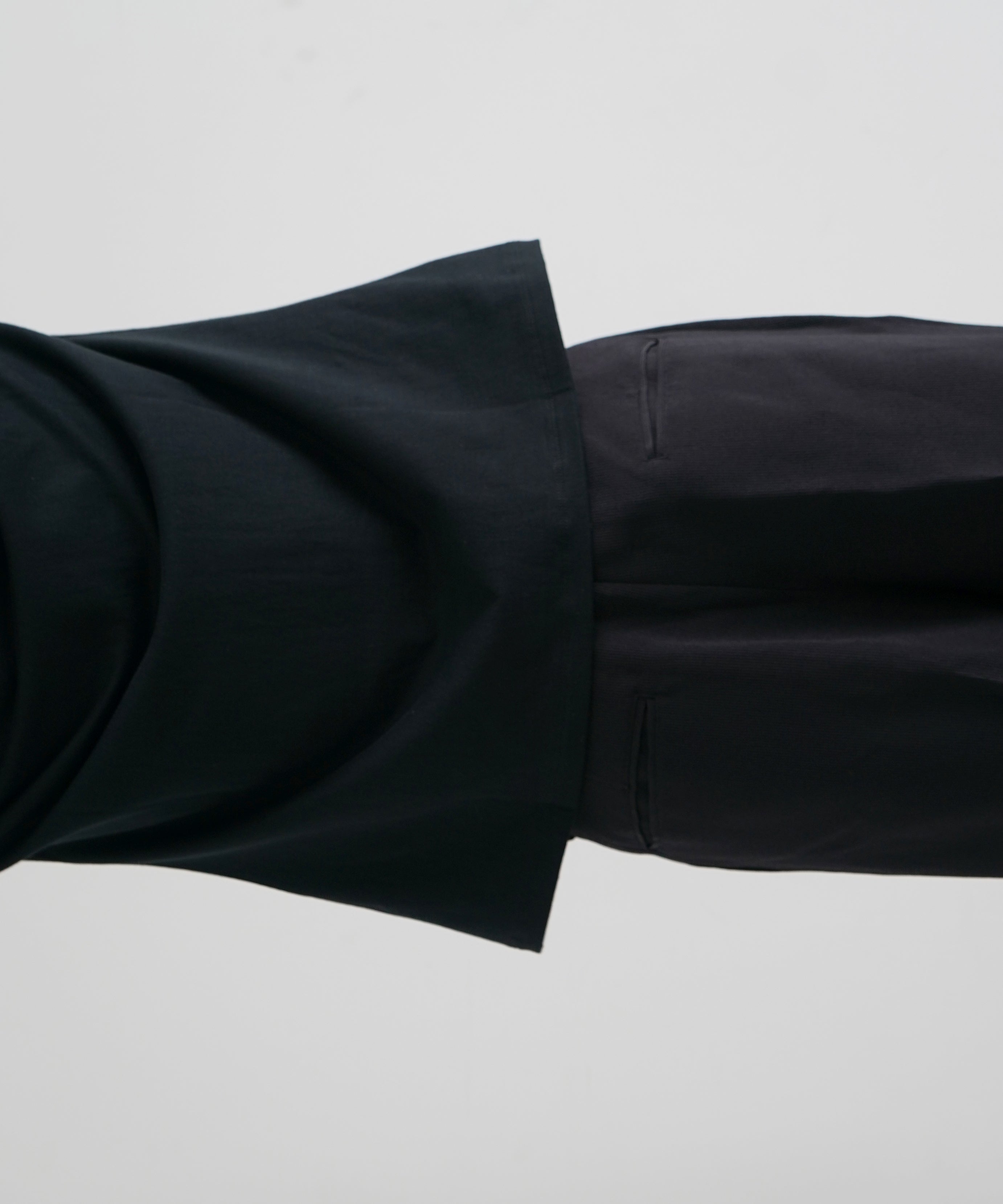 レイチョウルイラボsickeazy narrow pantsブラックLサイズ O-【レイチョウルイラボ】n.n.z. dry trousers w 