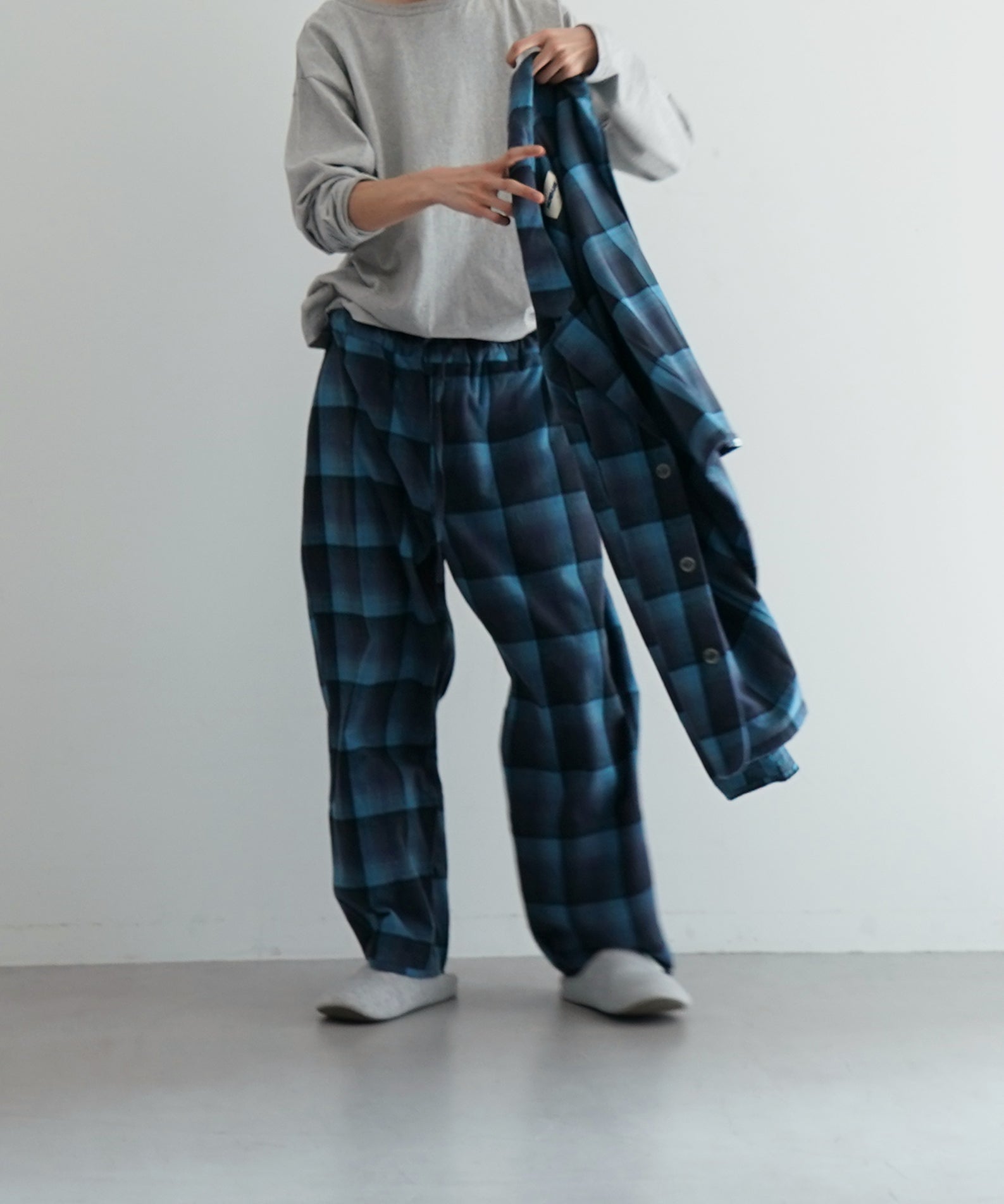 NOWHAW "Day" pajama "BLUE"