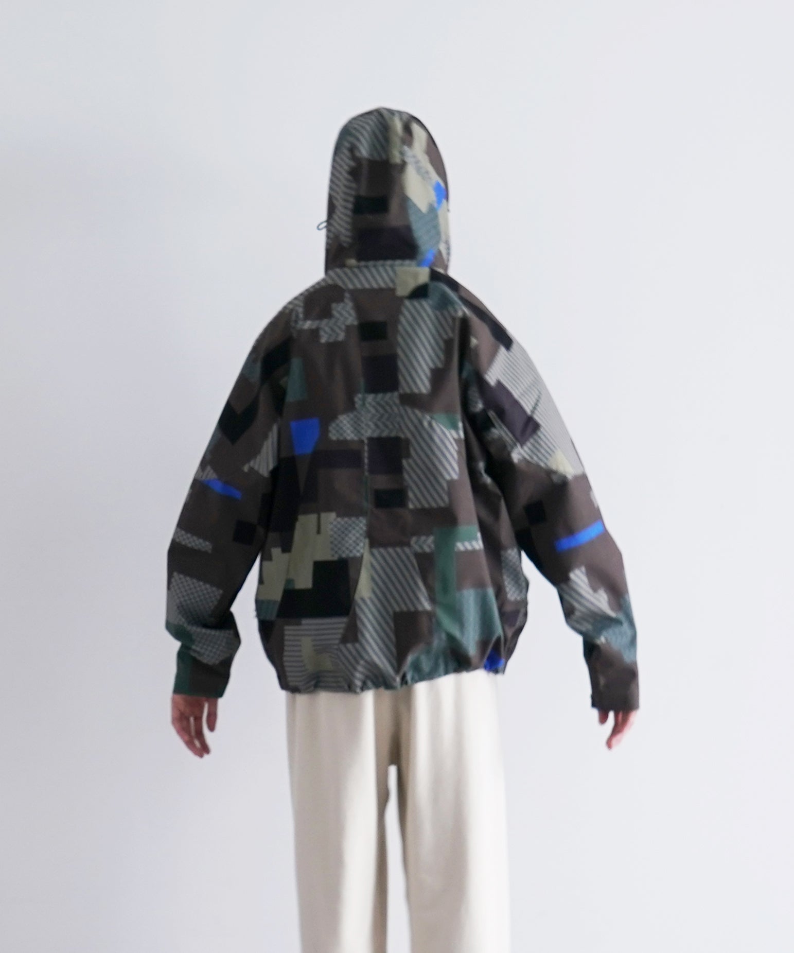 FAF(FAKE AS FLOWERS) Weather shell jacket "CAMO"