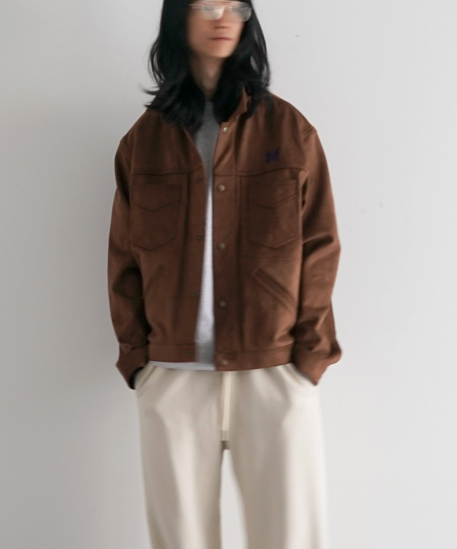 needles Penny ジャケット Needles / Penny Jean Jacket - Poly Twill (Black)
