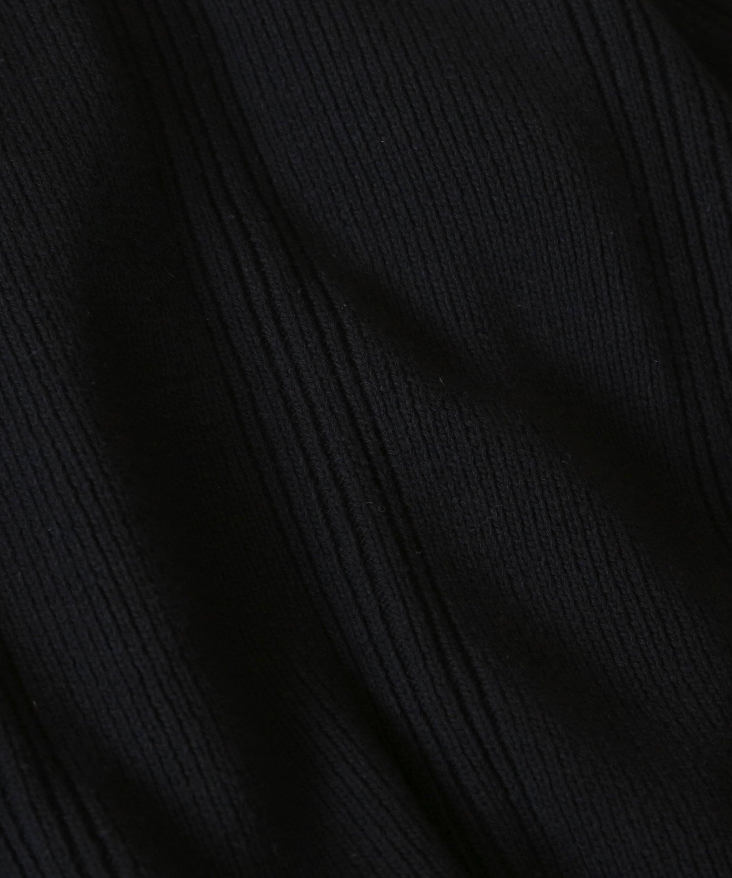 NEONSIGN Drop needle polo (ls) "BLACK"