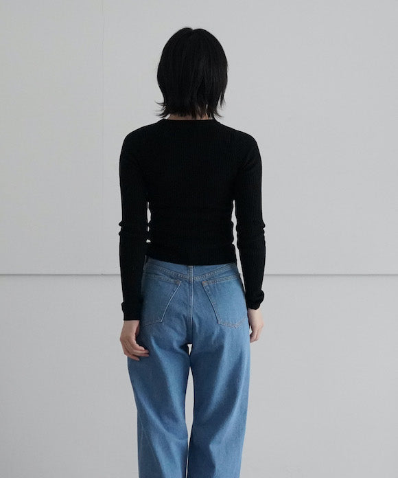 fax copy express【ファックスコピーエクスプレス】tight ribbed-knit  