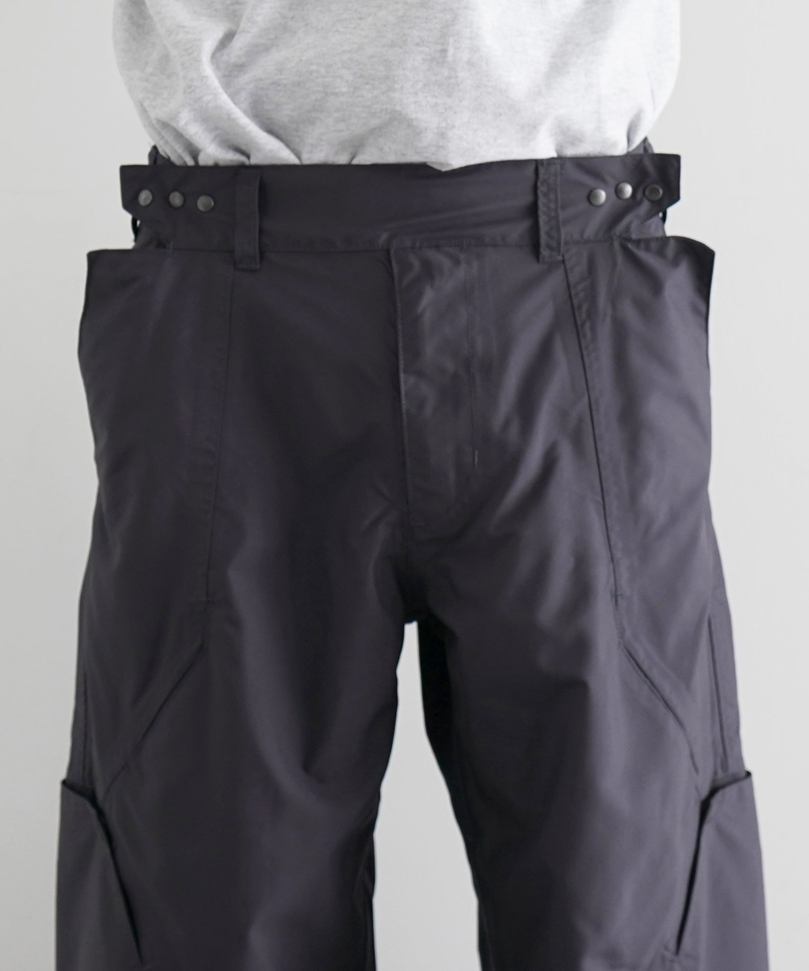 OPPOSE DUALITY 8Pocket panel wide shell trs "GRAY"