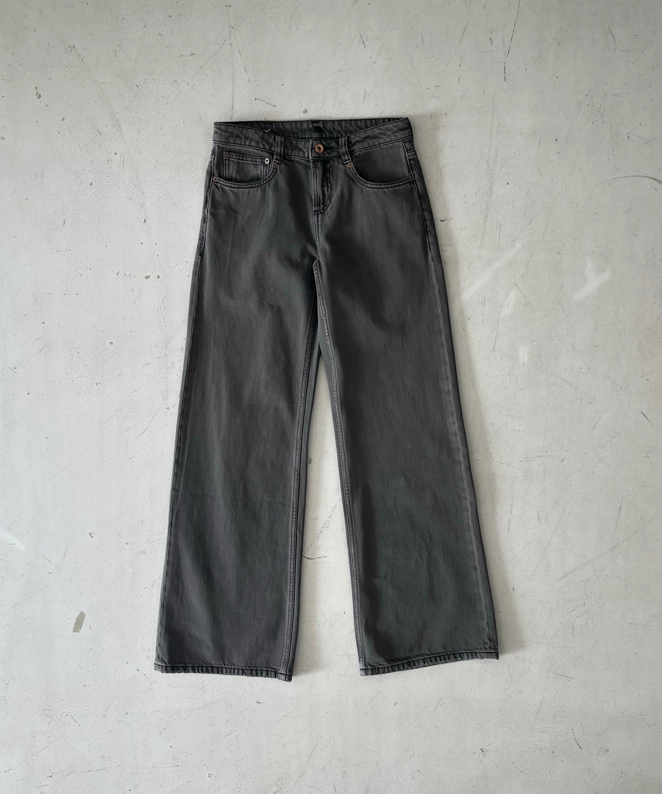 fax copy express Vintage washed GREY デニム Fax Copy Express【ファックスコピーエクスプレス】Vintage washed