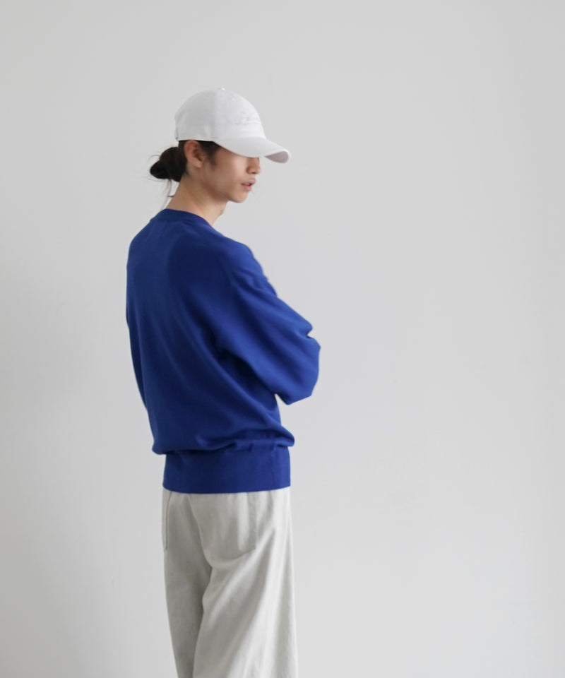 KAIKO V neck sweater "TOP GRAY"