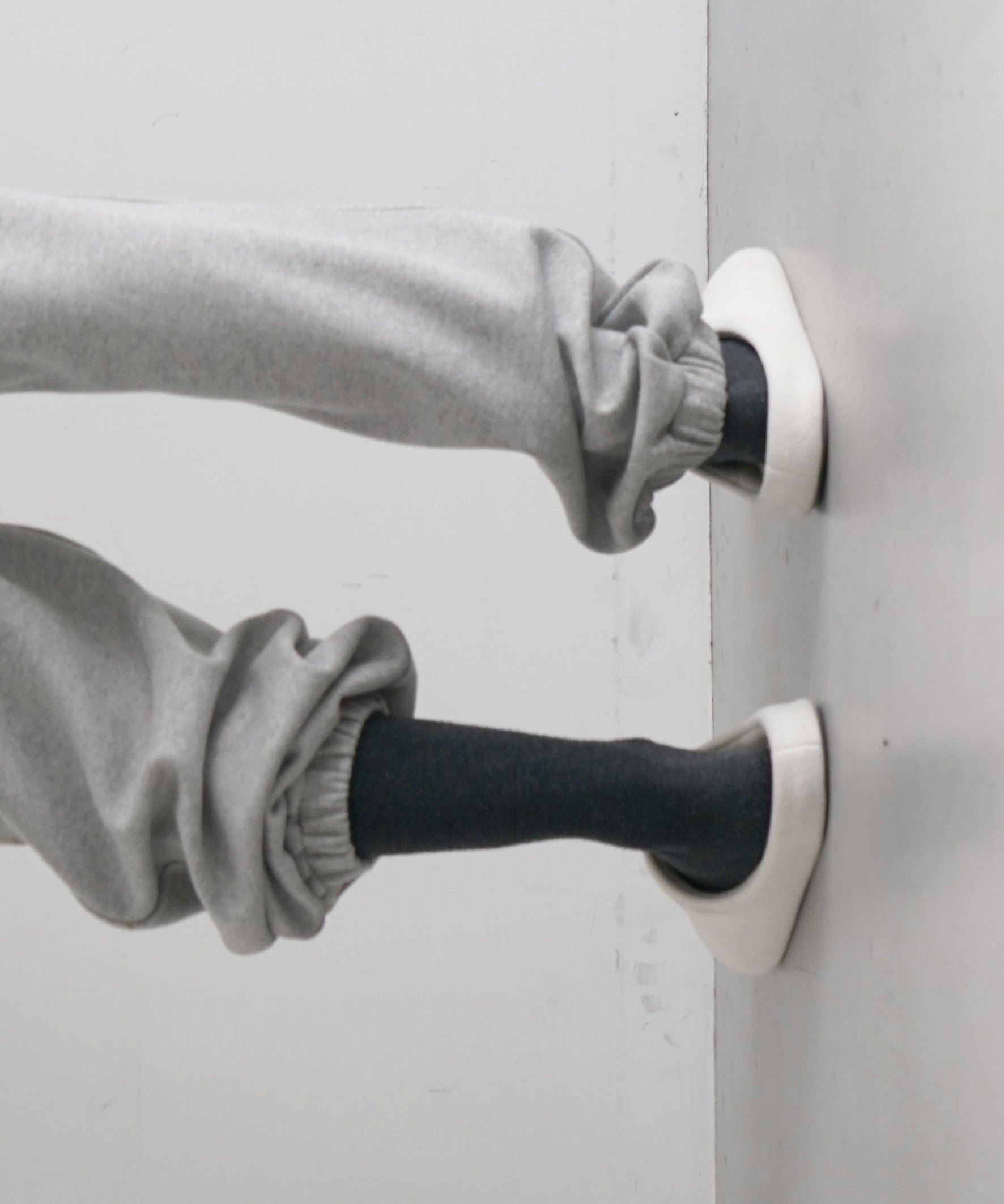 ULIKASANCTUS Curtain jersey pants "GREY" M L