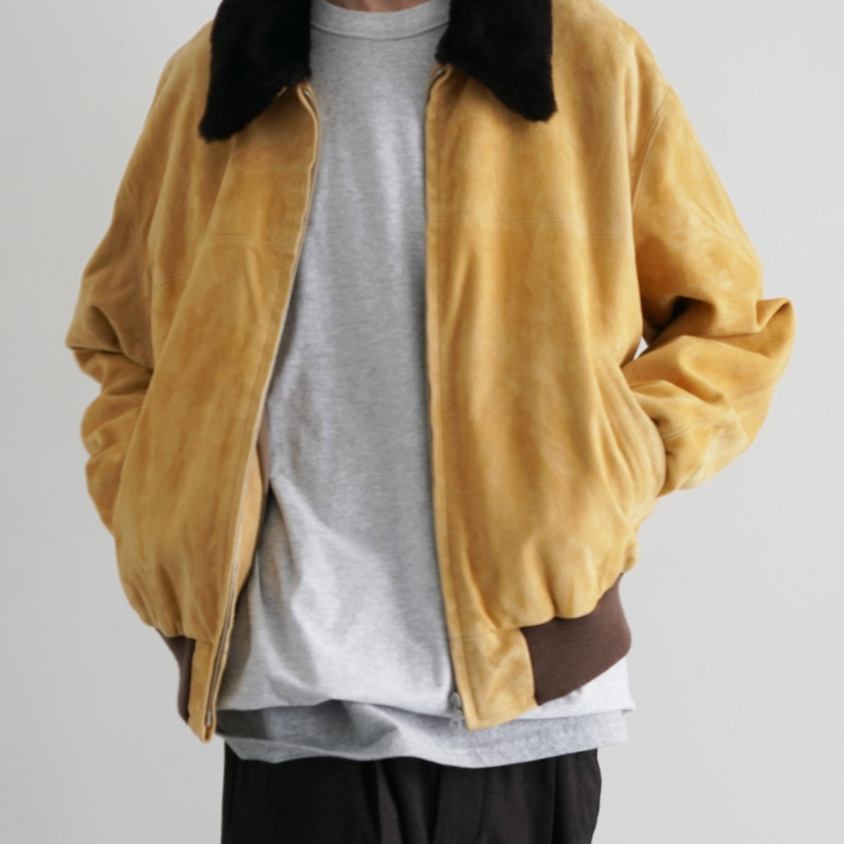 ジャケット・アウター Auralee GOAT SUEDE P/O BLOUSON 9_531d5097-70a2-46d8-b9f0-