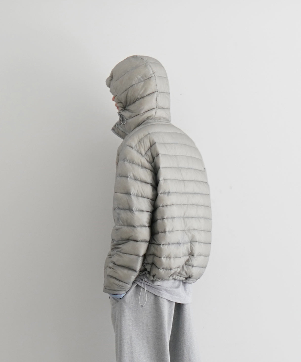SAN SAN GEAR Suffix puffer jacket "GREY"