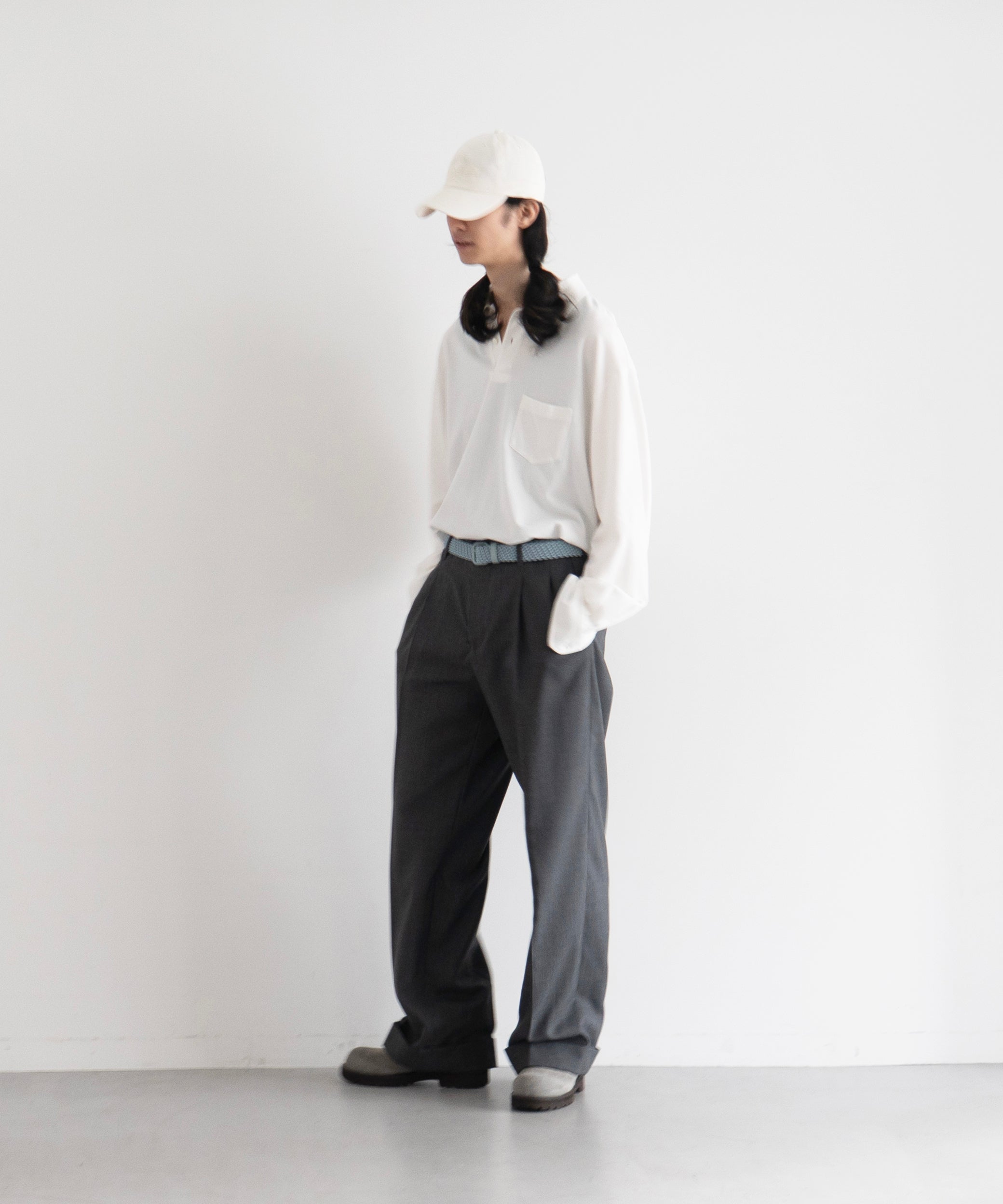 KAIKO Tomorrow polo shirt "O.WHITE"