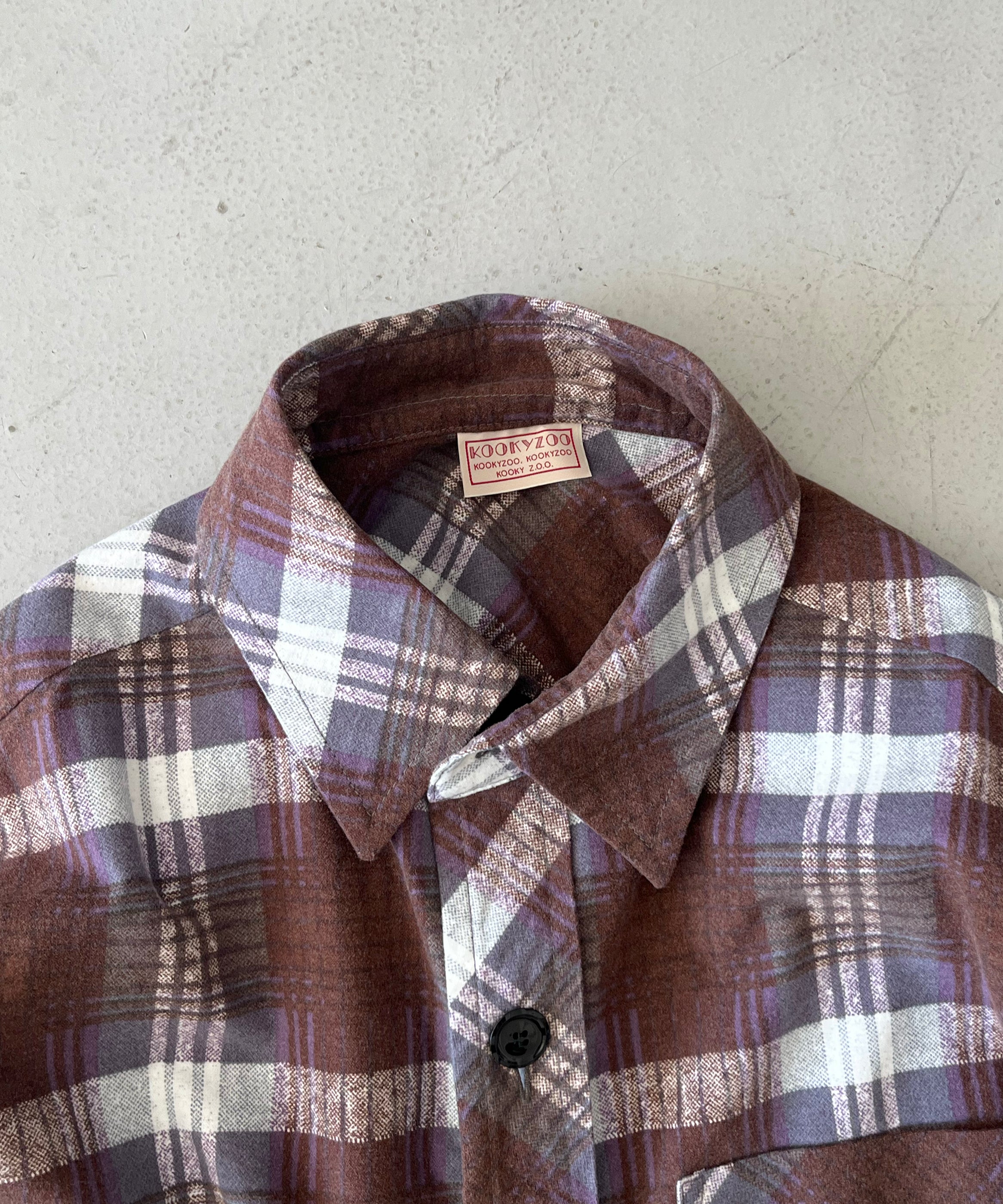 KOOKY ZOO Juvenile nell shirt "BROWN"