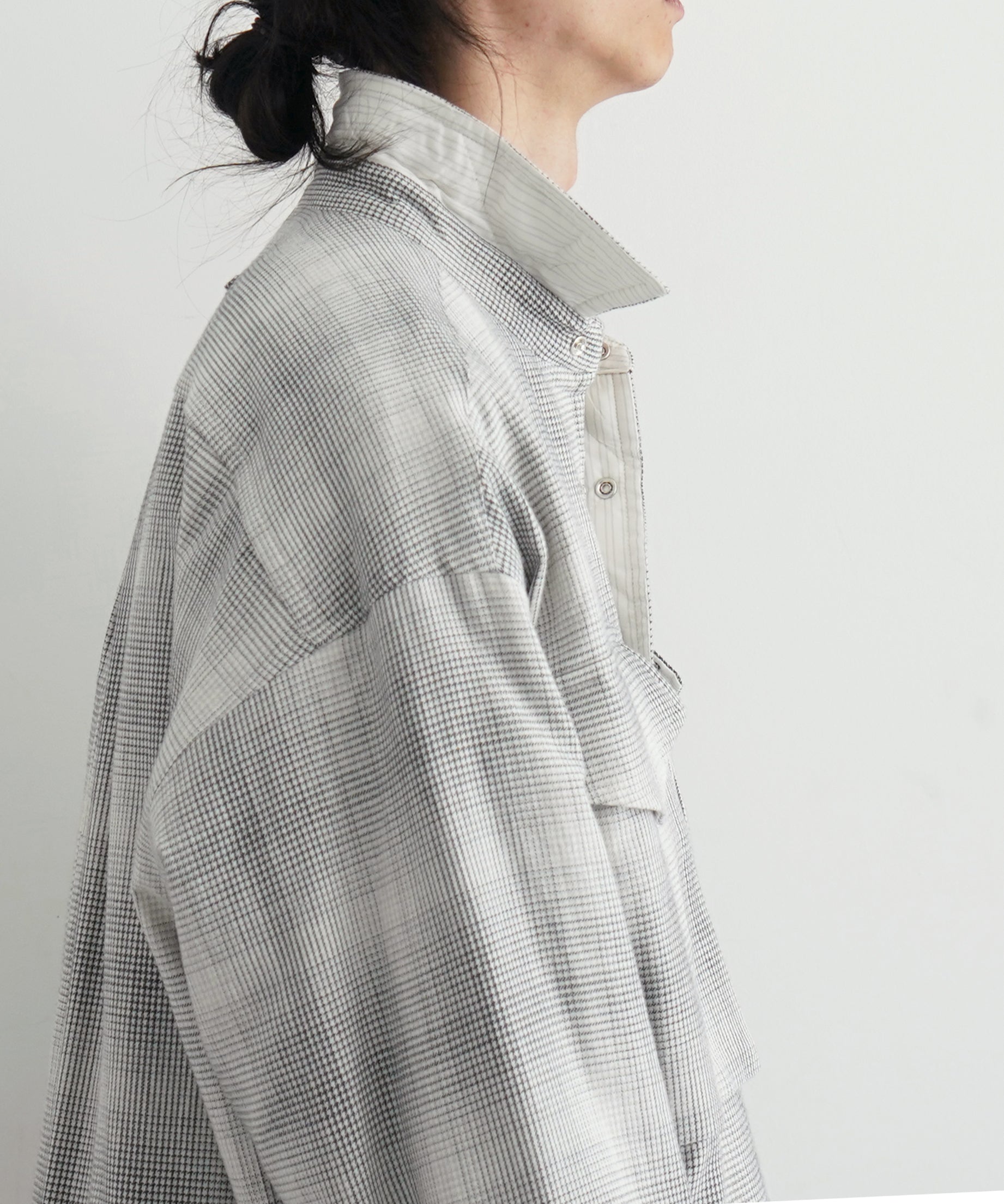 ensou. Padded shirt "SMOKE CHECK"