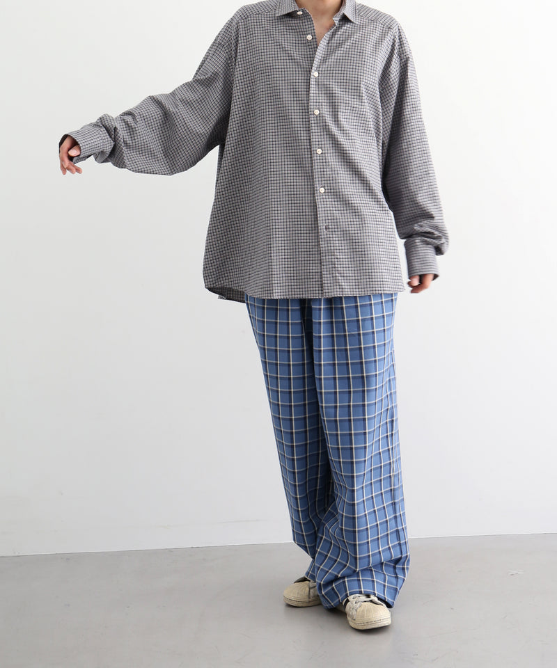 Baserange Claude pants "EUREKA PLAID"