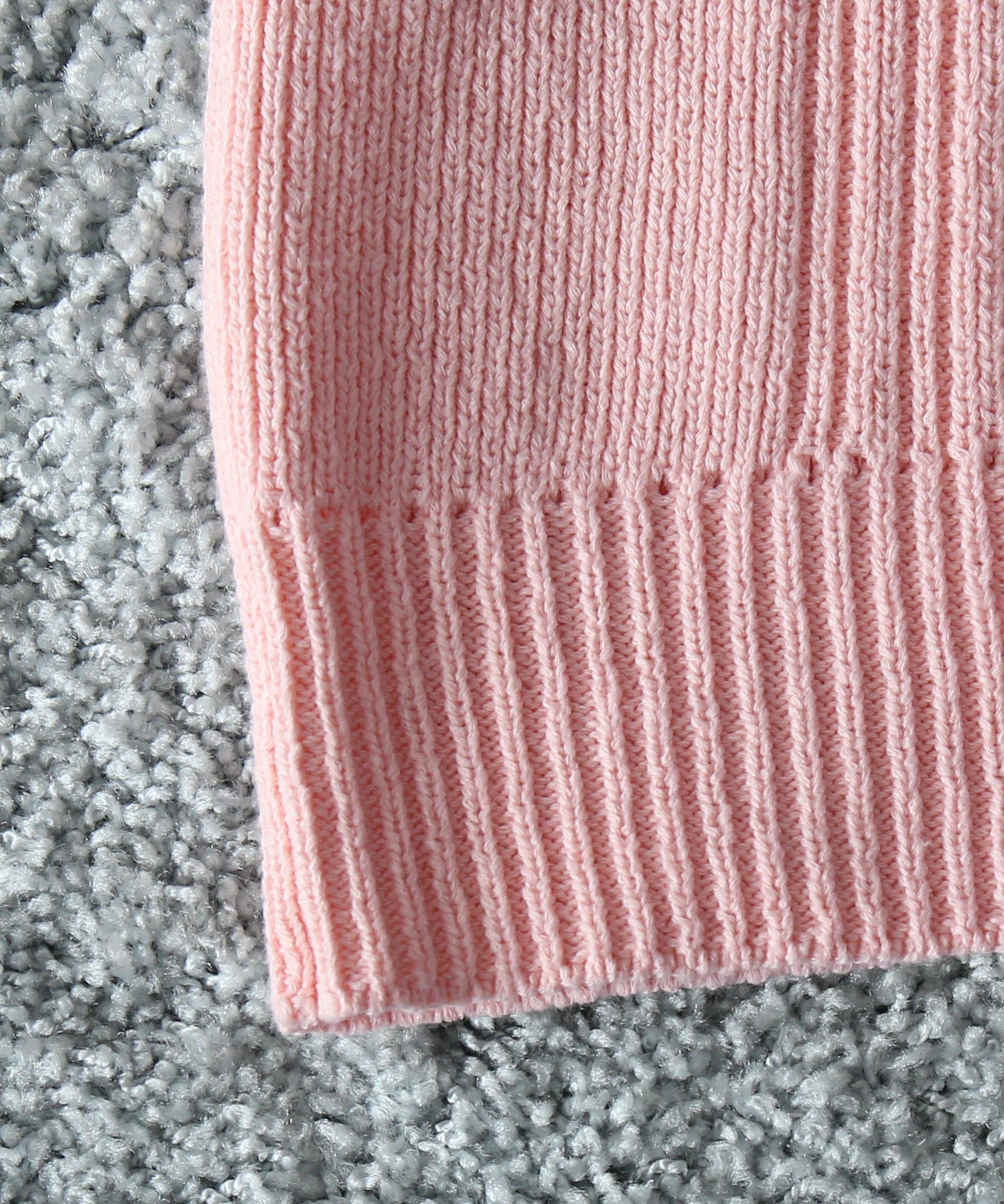 NEONSIGN Drop needle polo (ls) "PASTEL PINK"