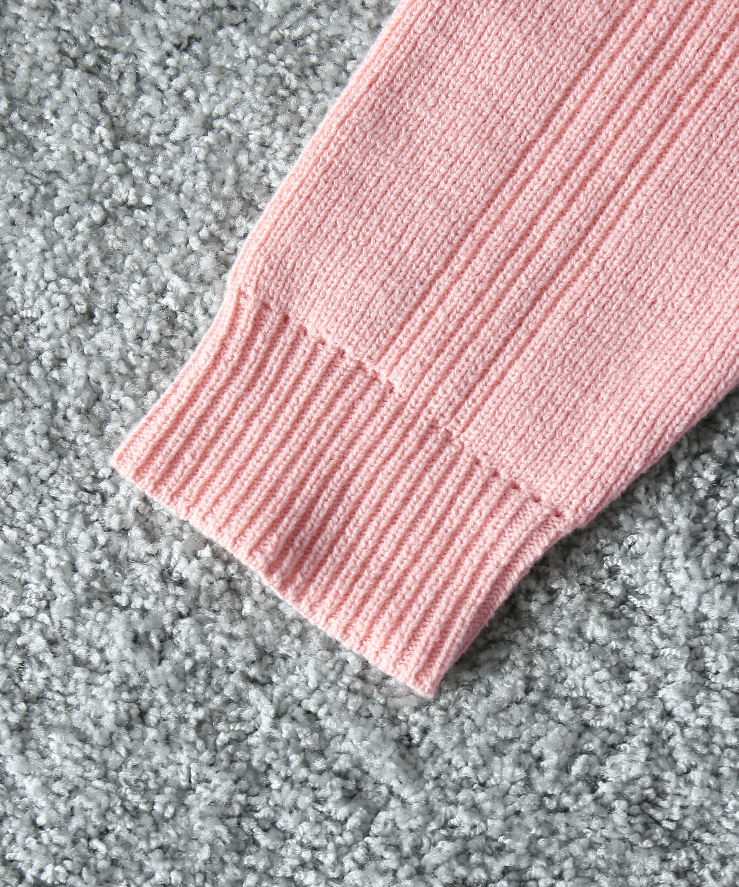 NEONSIGN Drop needle polo (ls) "PASTEL PINK"