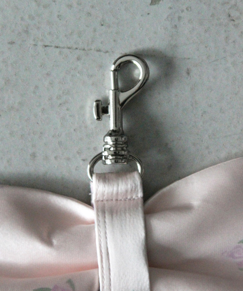 NATASHA ZINKO Bow bag charm "PINK"
