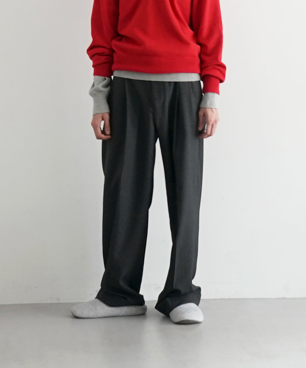 KAIKO Wide slacks "GRAY"