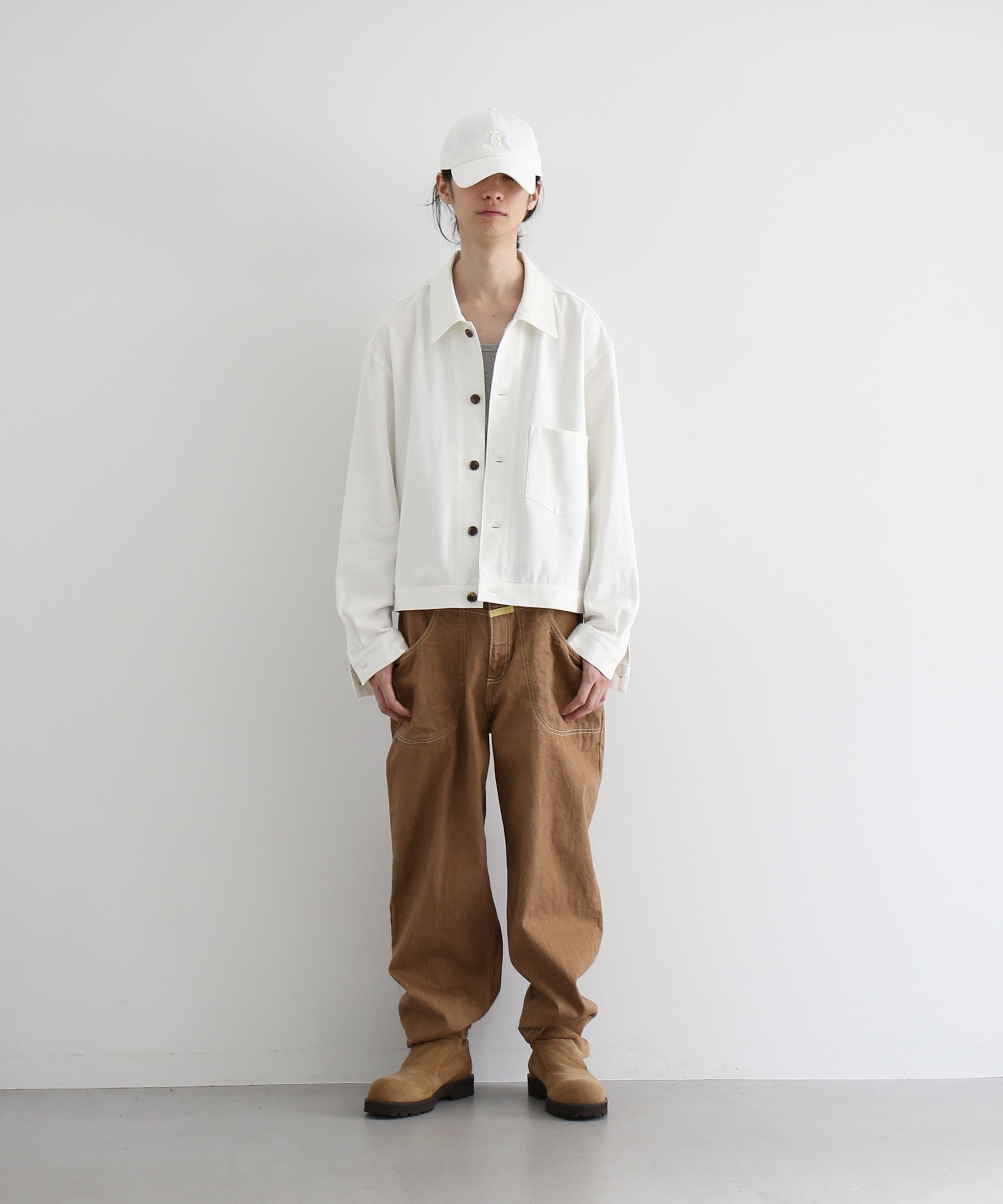 URU Trucker jacket "WHITE"