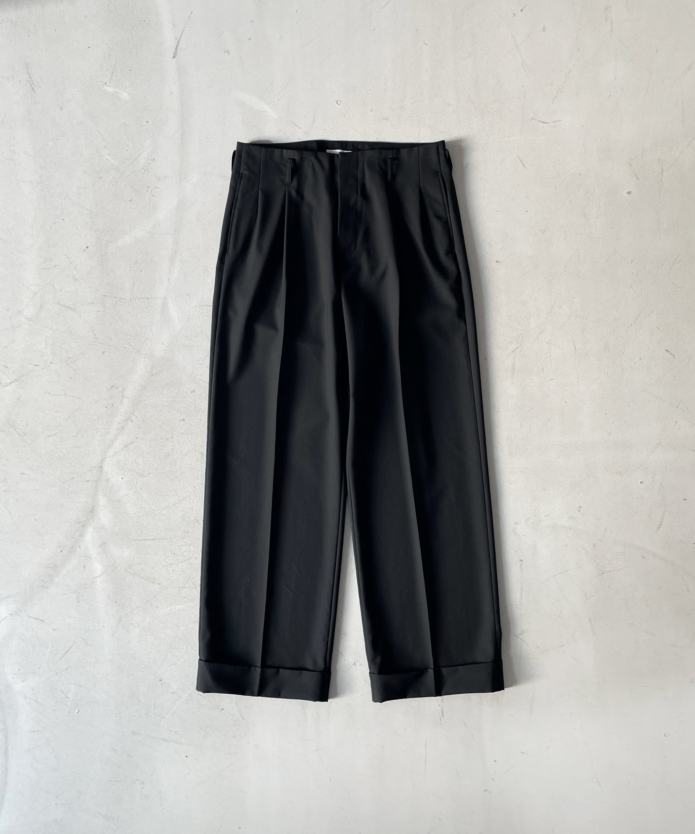 KAIKO【カイコー】wool wide slacks 