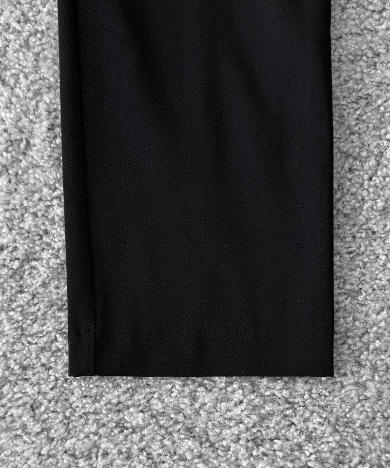 ULIKASANCTUS Brace straight pants "BLACK"