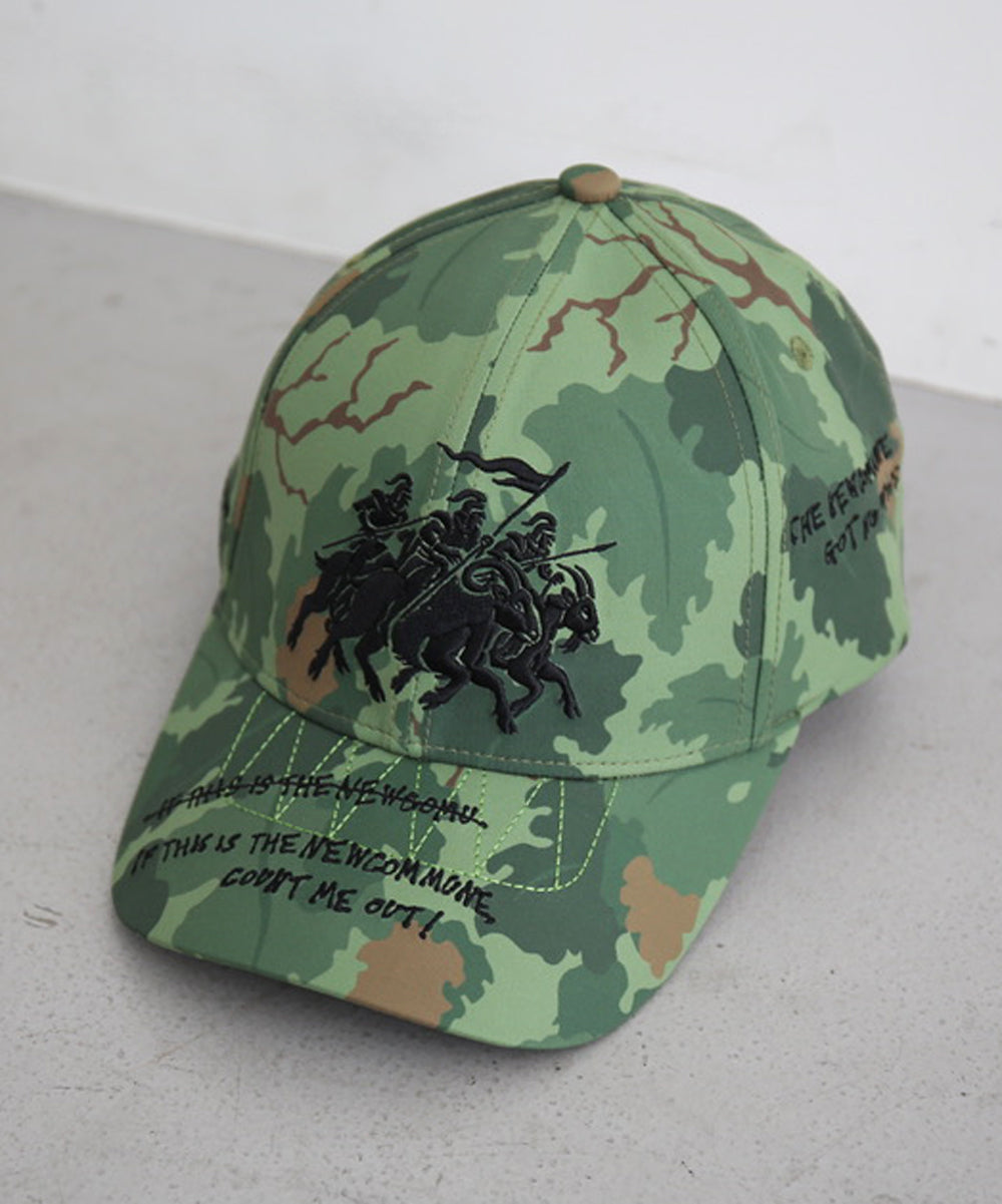 FAF(FAKE AS FLOWERS) 6 panel cap "CAMO"