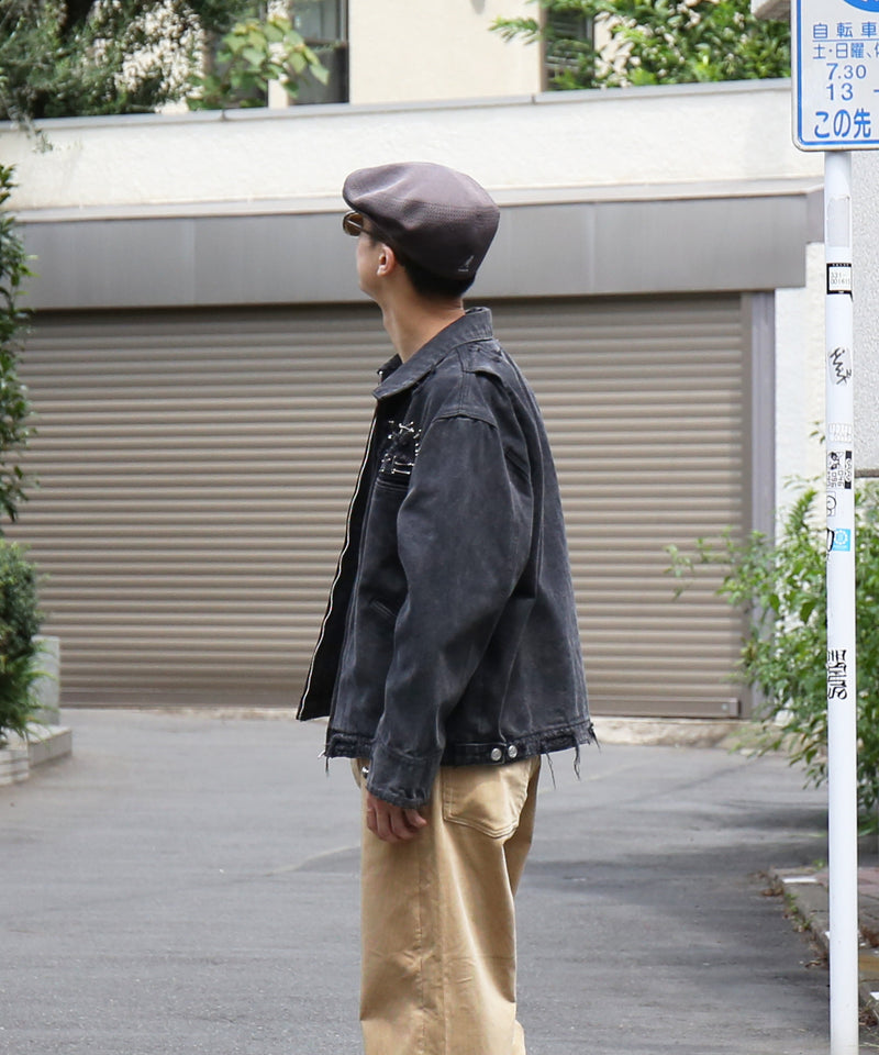 Basketcase Charms, work jacket "VINTAGE BLACK"