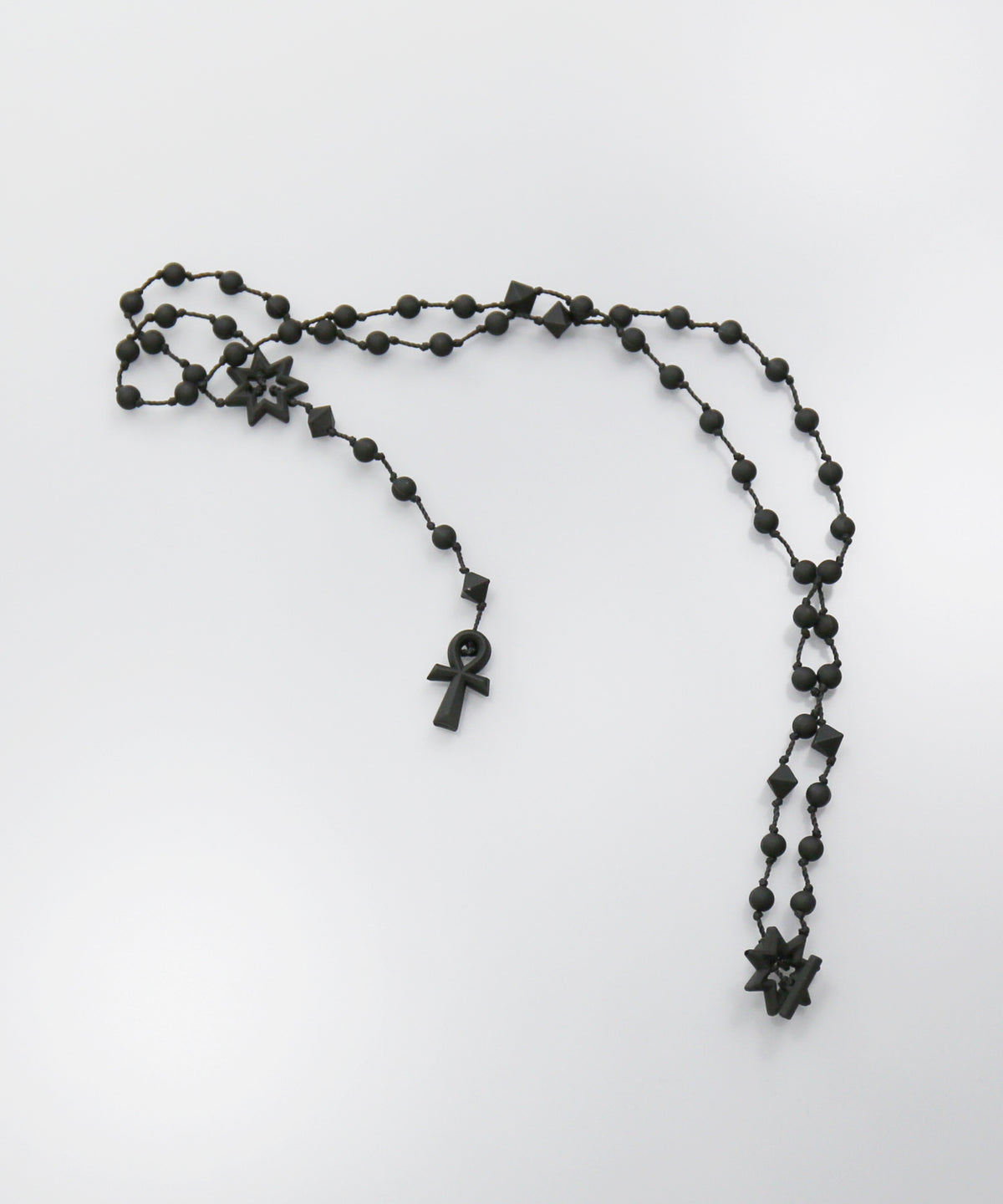 FAF(FAKE AS FLOWERS) Akhara necklace "BLACK"