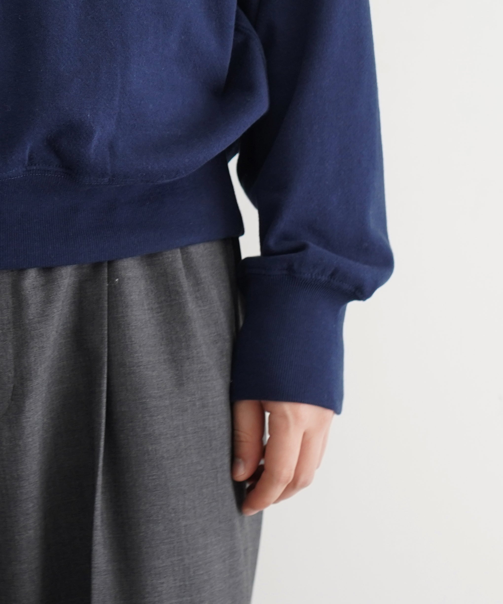 KAIKO Crew neck sweat "NAVY"