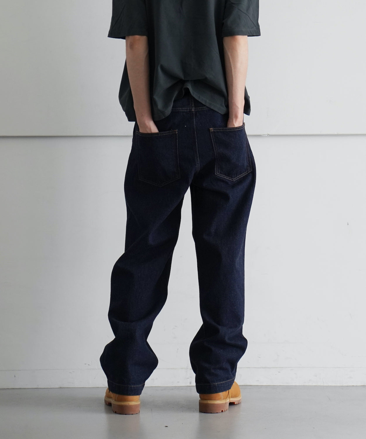 order【オーダー】loose denim pants one wash 