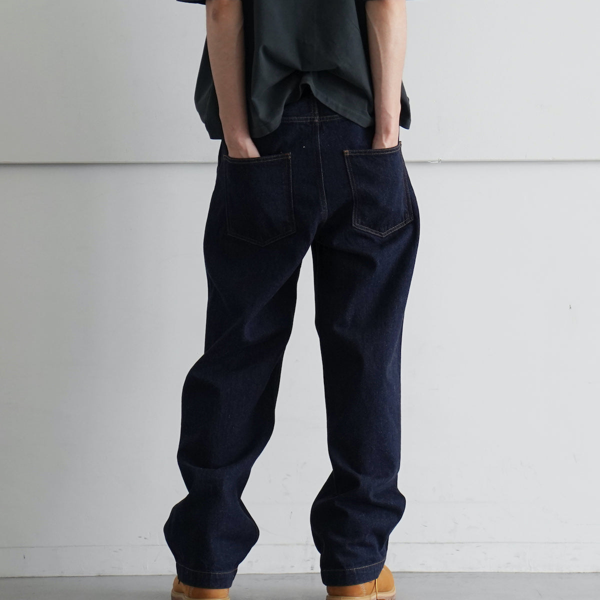 order【オーダー】loose denim pants one wash 