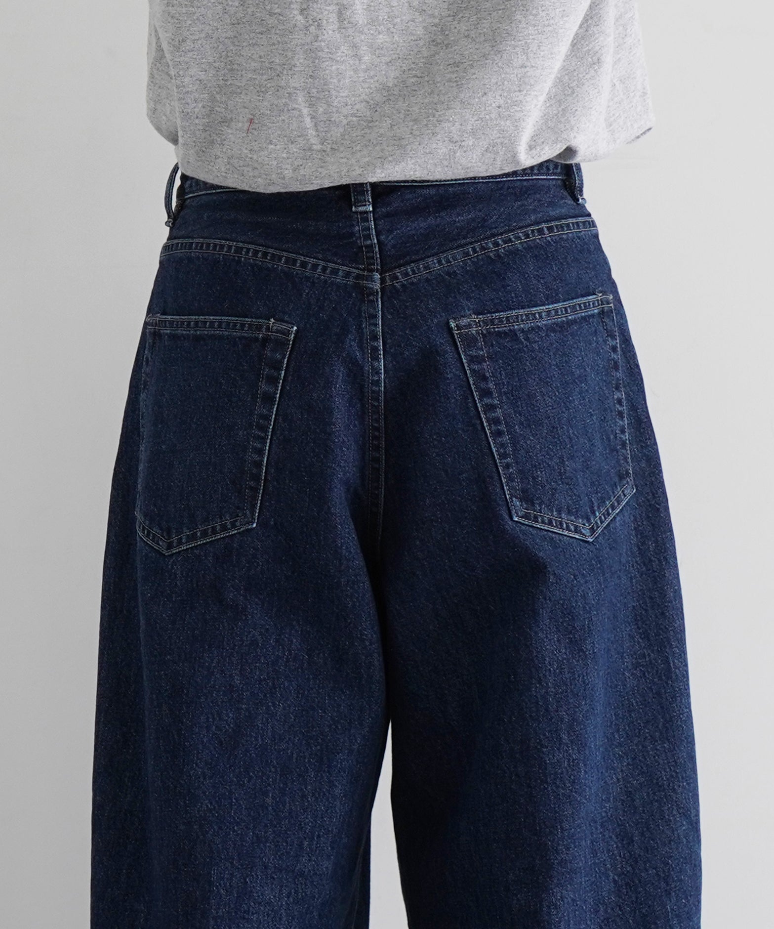 REVERBERATE Denim pants "SAX BLUE"
