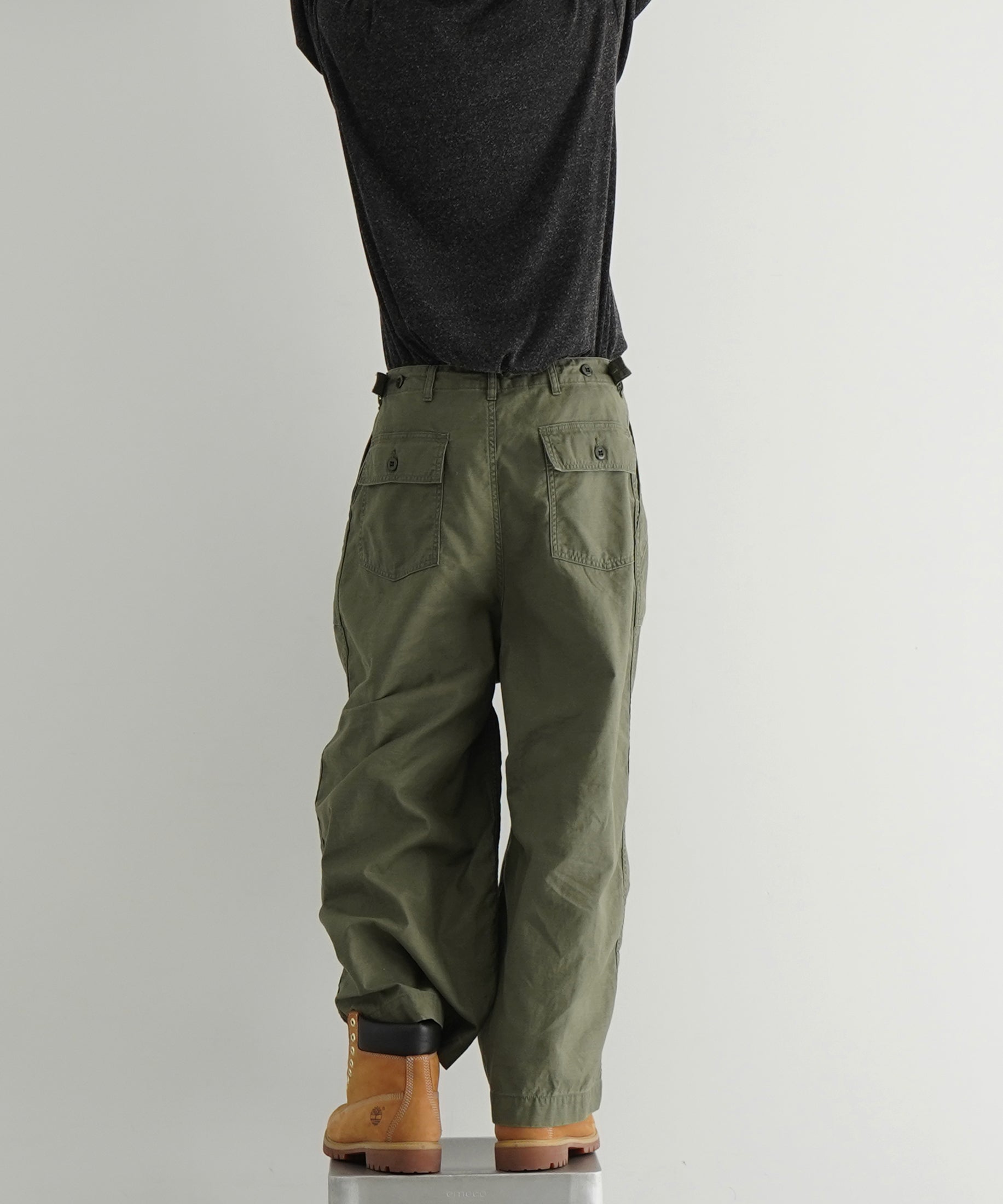 NEEDLES H.d. pant - fatigue "OLIVE"