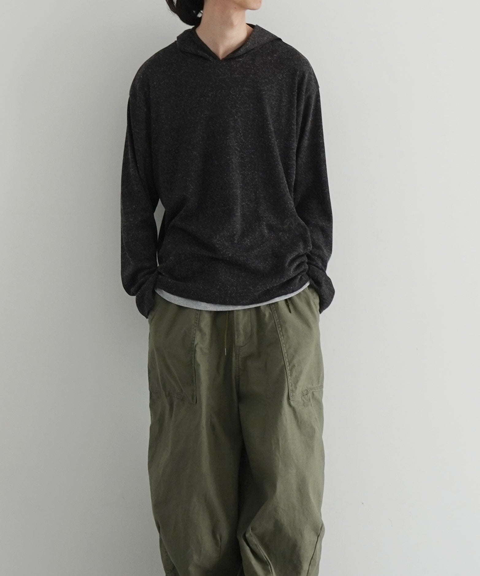 KAIKO Rib hoodie "D.FIGURE"