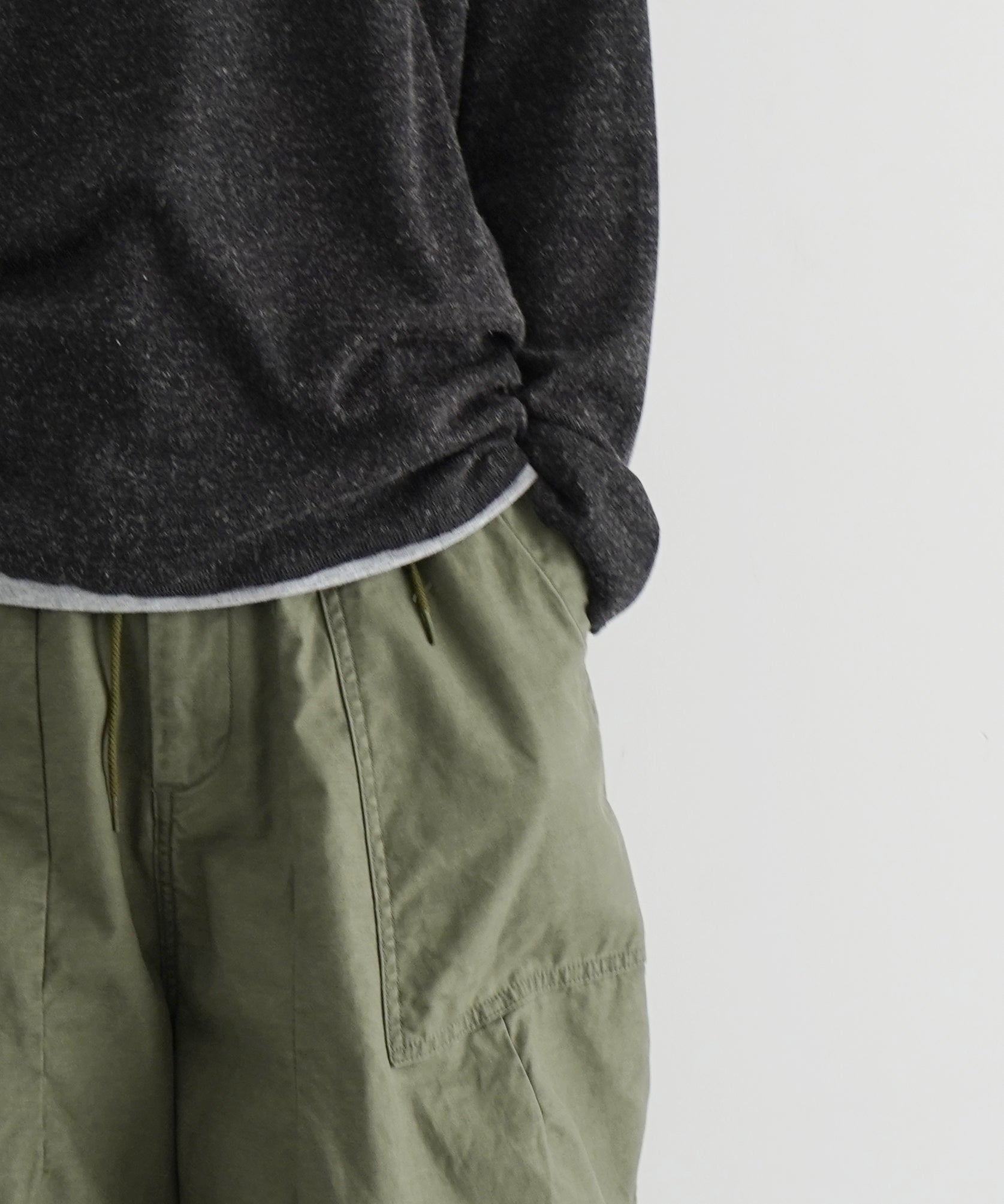 KAIKO Rib hoodie "D.FIGURE"