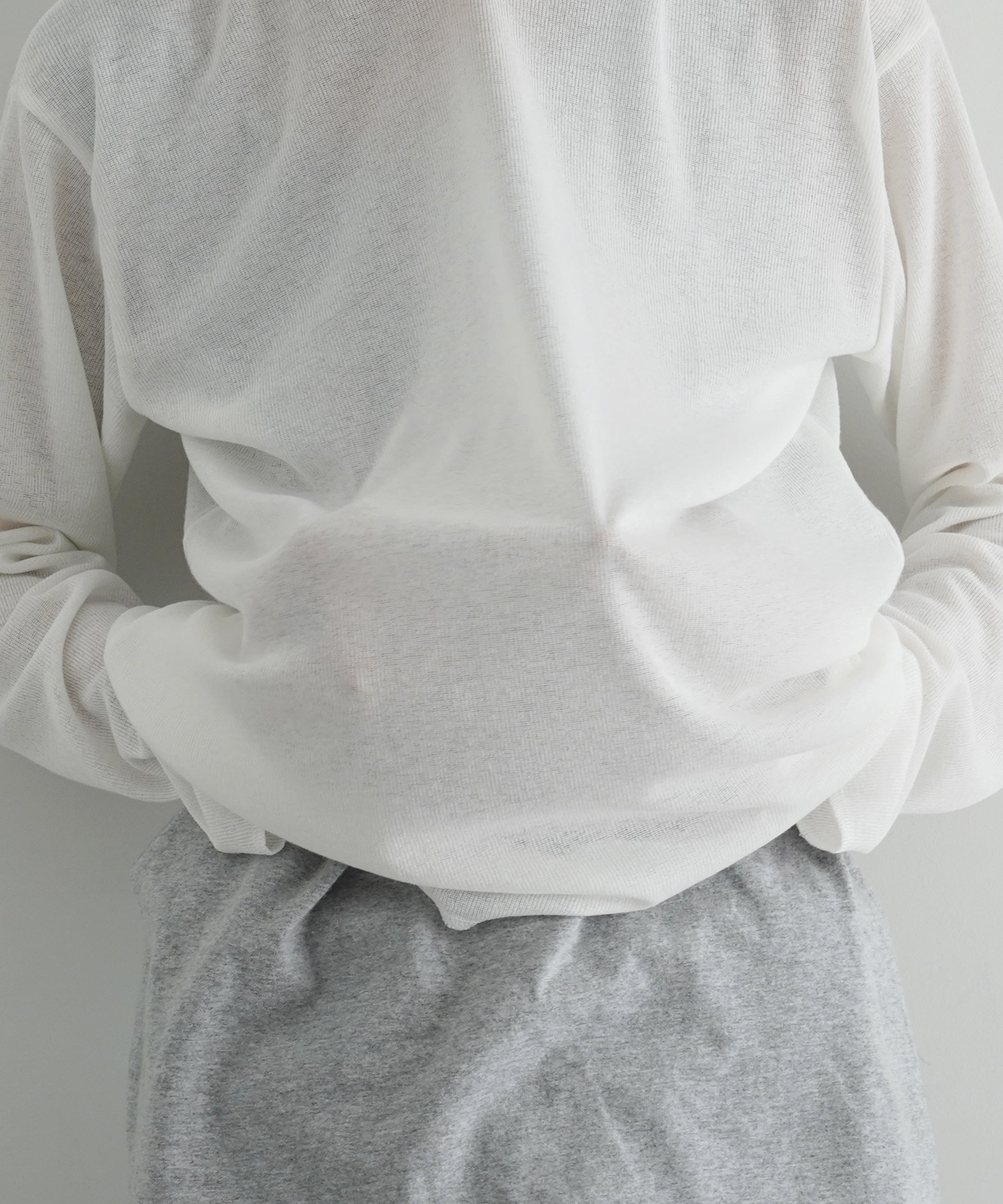 KAIKO Rib hoodie 0,1 "O.WHITE"