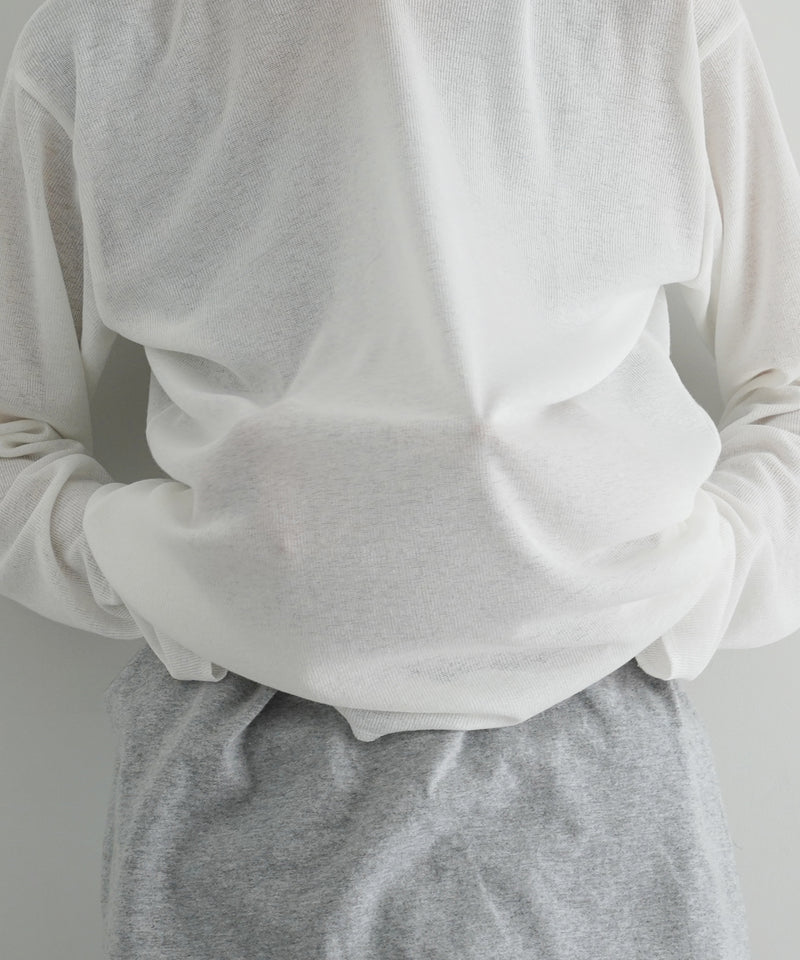 KAIKO Rib hoodie 0,1 "O.WHITE"