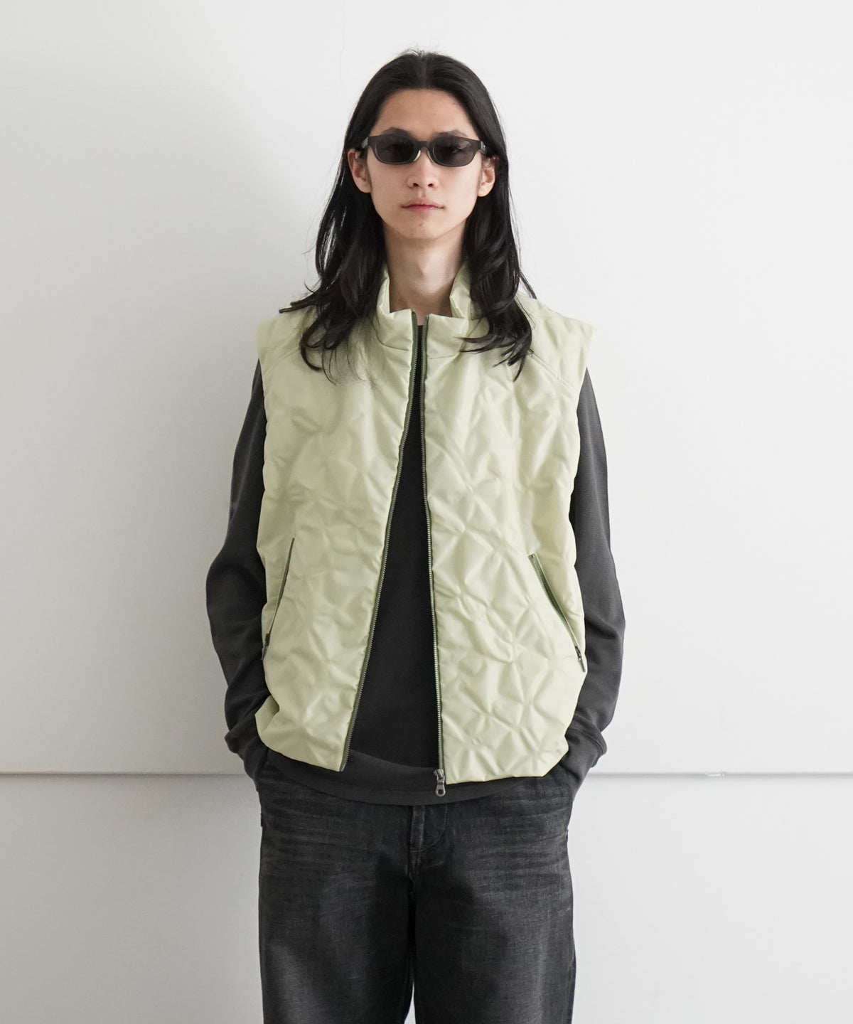 ryaw Leaf vein VEST 結び 23FW