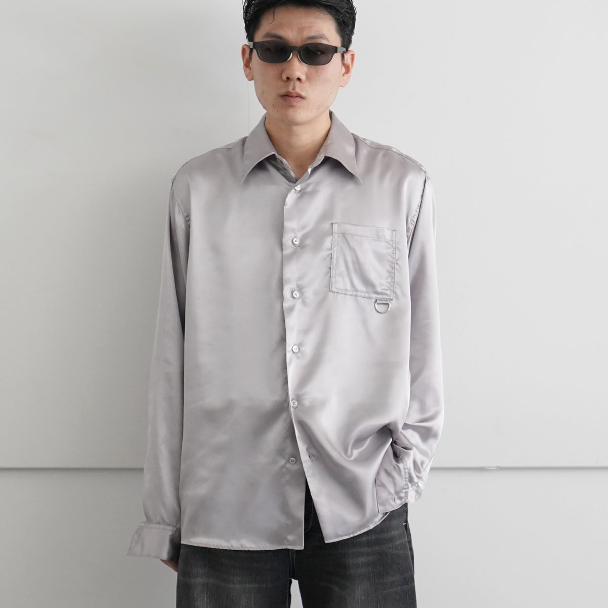 Ice & techno【アイスアンドテクノ】iceandre luster shirt ｜ドレス 