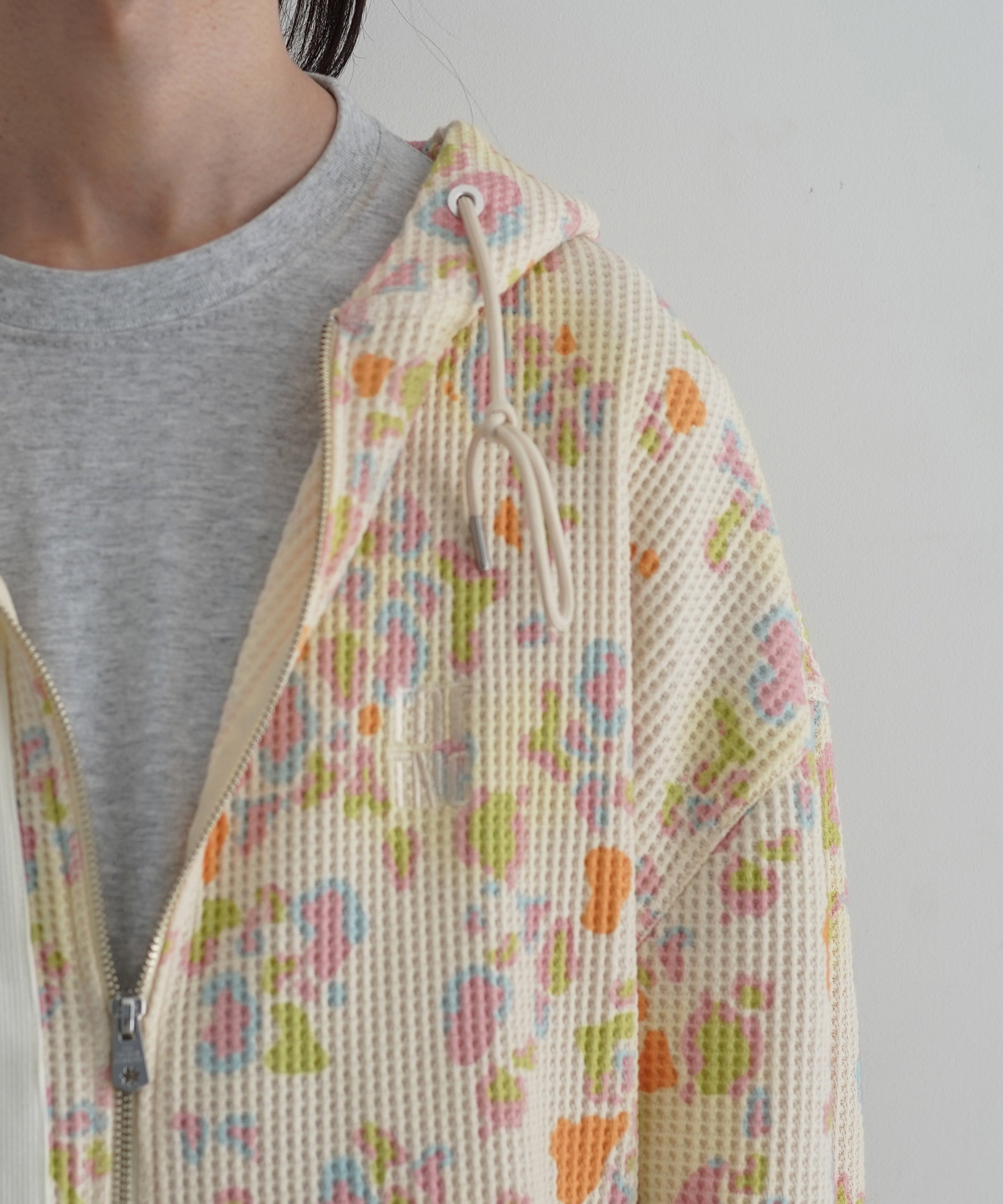 トップス FAF/FAKE AS FLOWERS zip hoodie FAF (FAKE AS FLOWERS) / フェイク アス フラワーズ】AGED ZIP UP