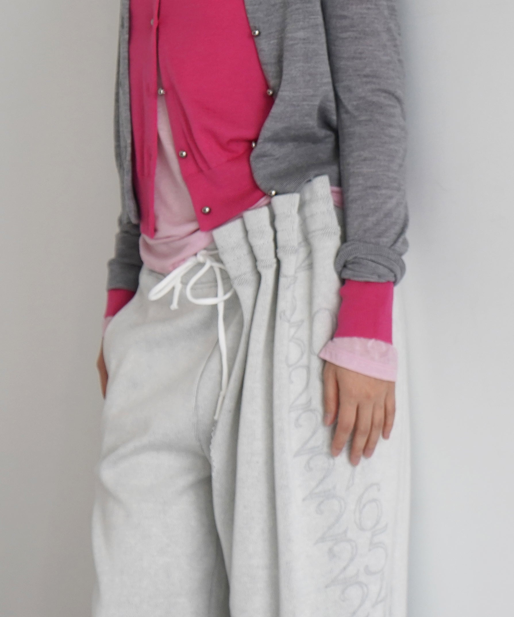 FAX COPY EXPRESS Summer garden ultra-thin fitted top "PINK"