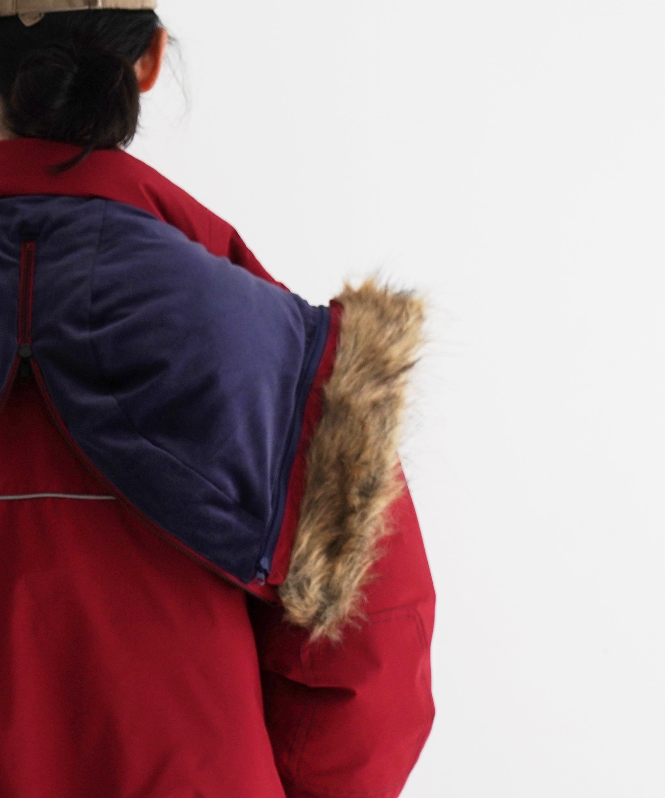 Evisen Skateboardsゑ 3-way n3b evi down jacket "RED"