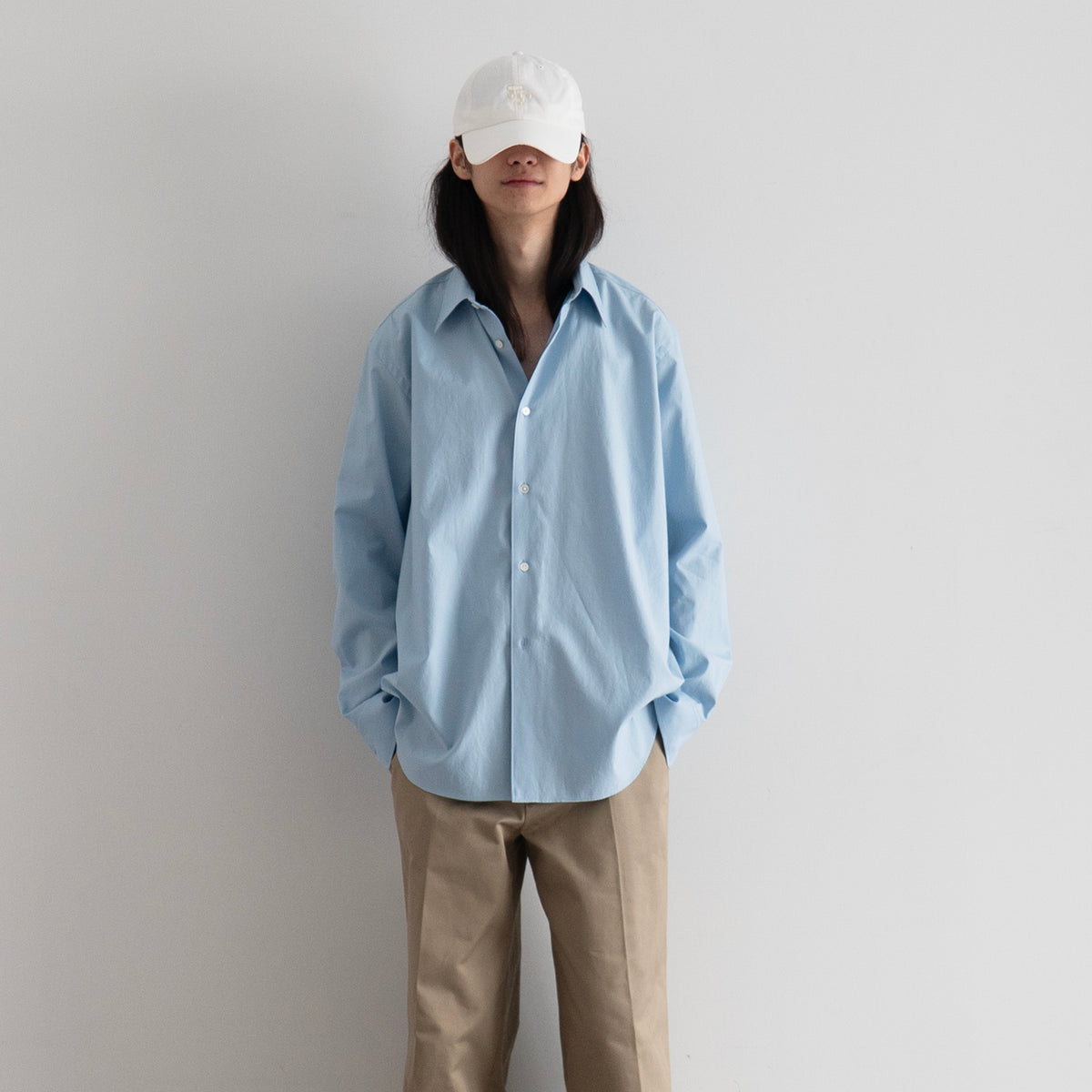 AURALEE【オーラリー】Washed finx twill shirt 