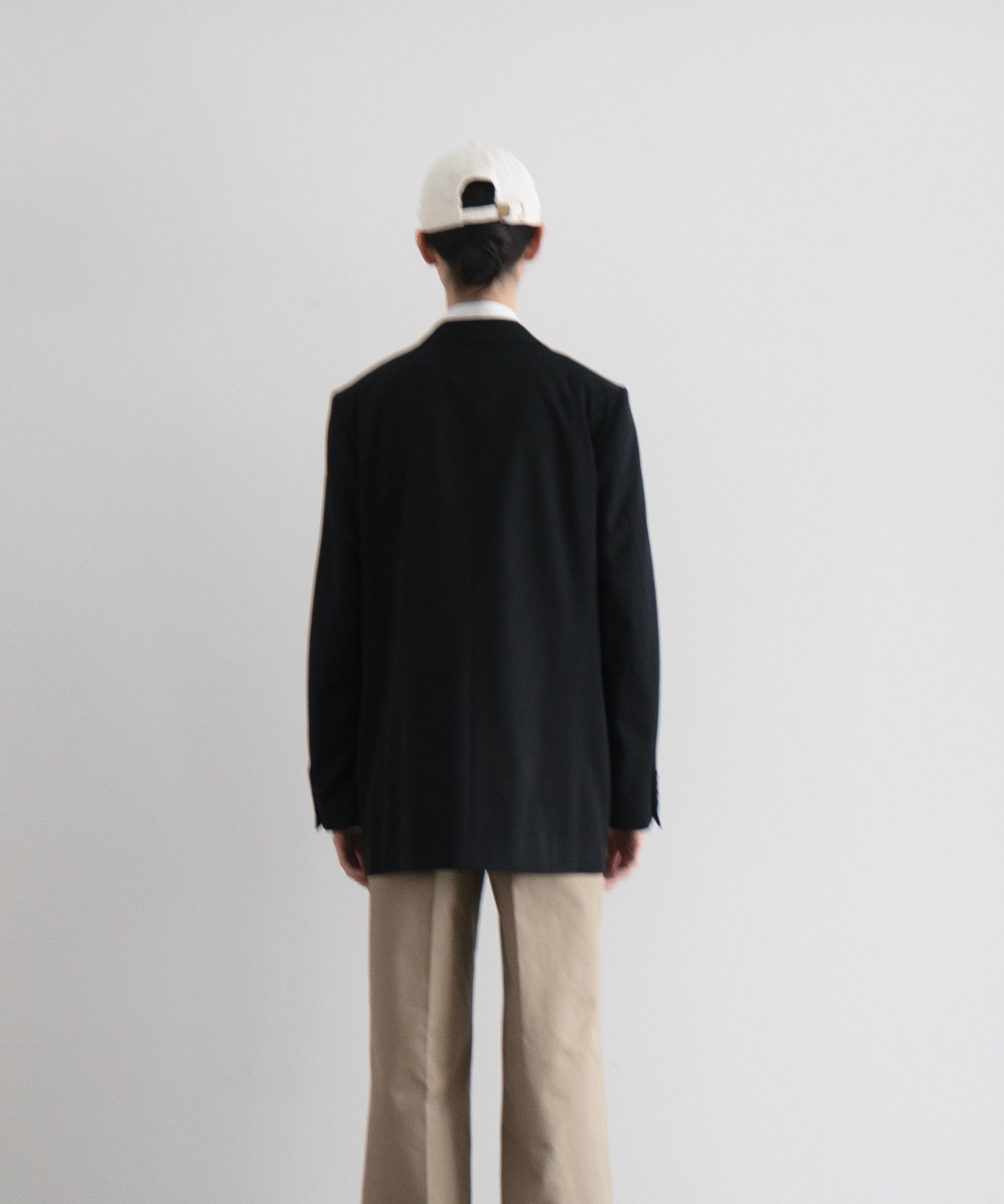 AURALEE Light wool max gabardine jacket "TOP BLACK"