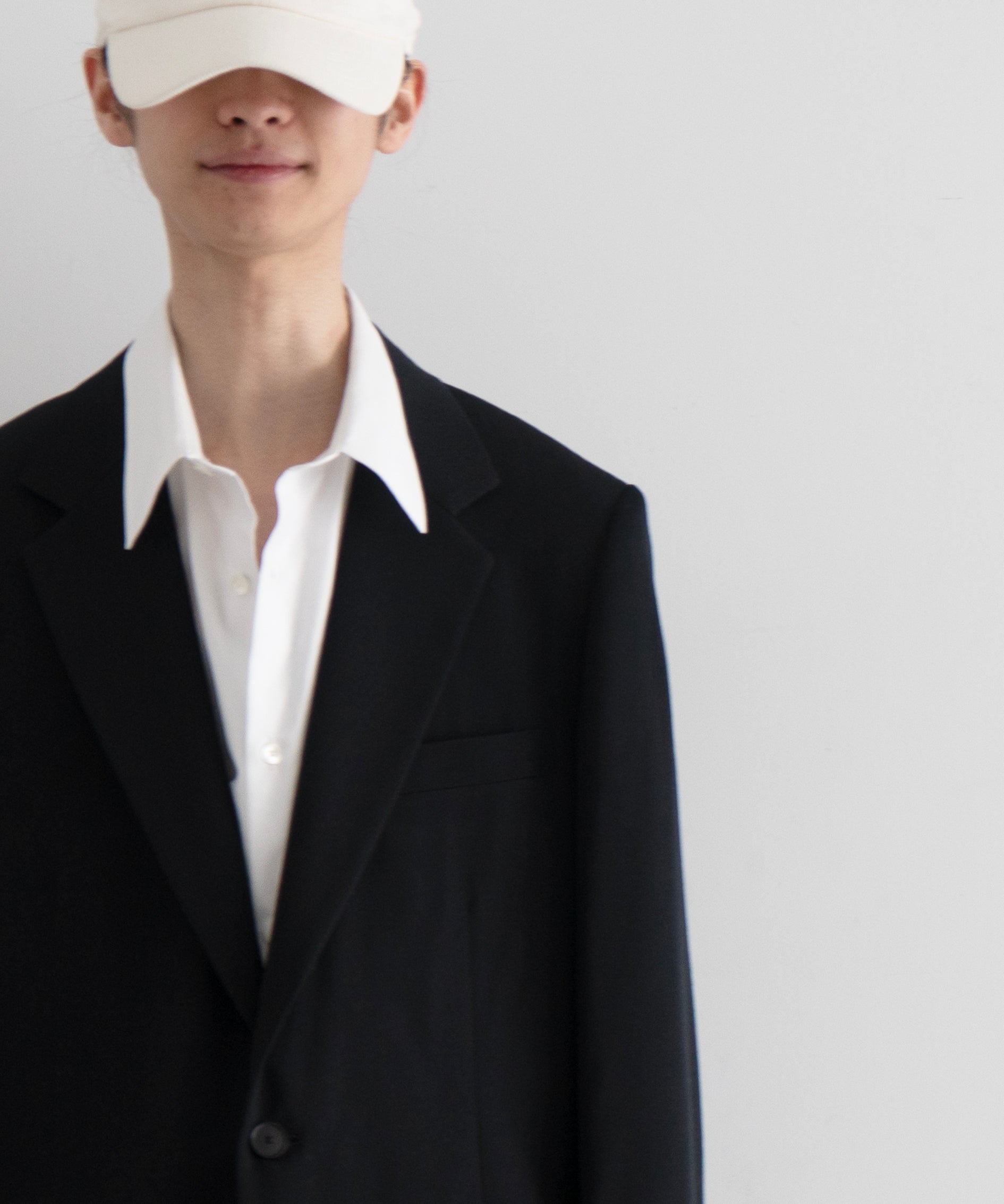 AURALEE Light wool max gabardine jacket "TOP BLACK"